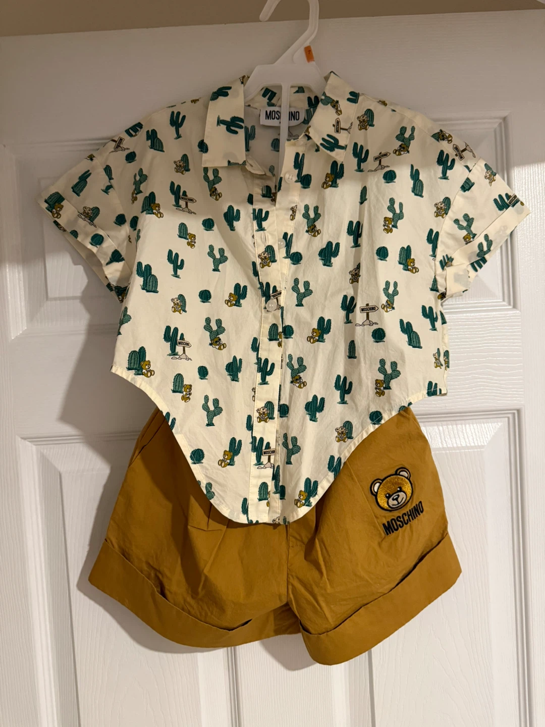 Moschino Kids girls 6 years Cactus Shirt & Shorts Set - photo 2