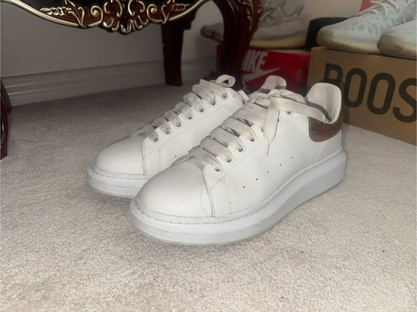 Alexander McQueen White Sneakers