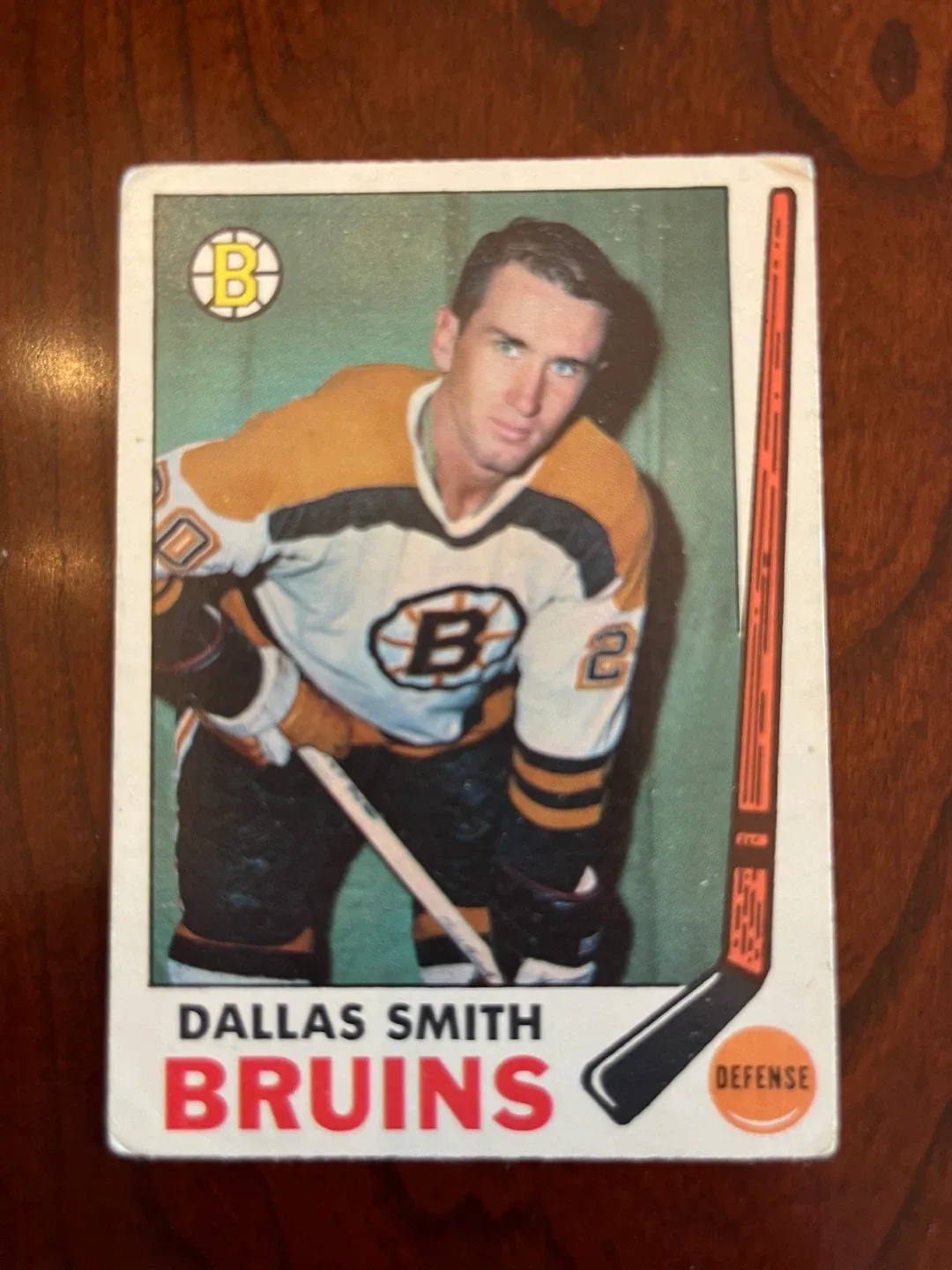 1969-70 Topps #25 Dallas Smith - Boston Bruins