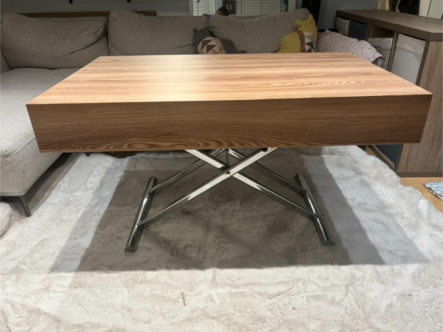 Expandable Convertible Coffee Table to Dinner Table image indicator(6)