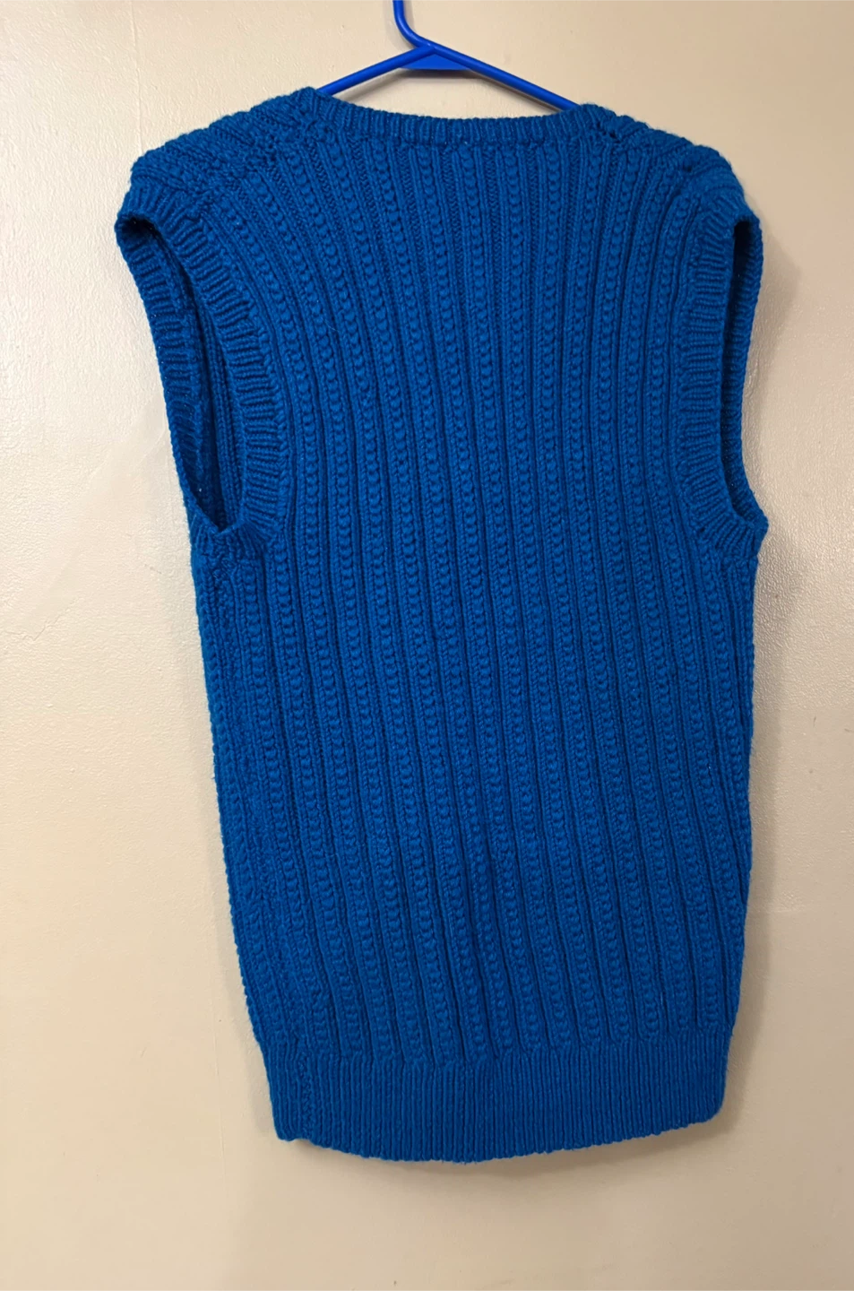 Women’s Sweater Vest Blue {Large} - photo 5