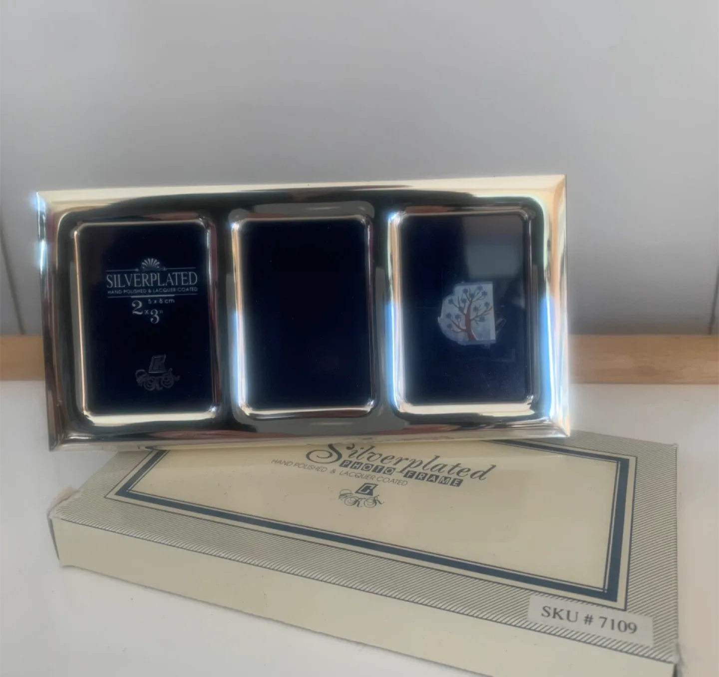 Assorted Photo Frames - Solid Brass, Silverplated, Floral image indicator(4)