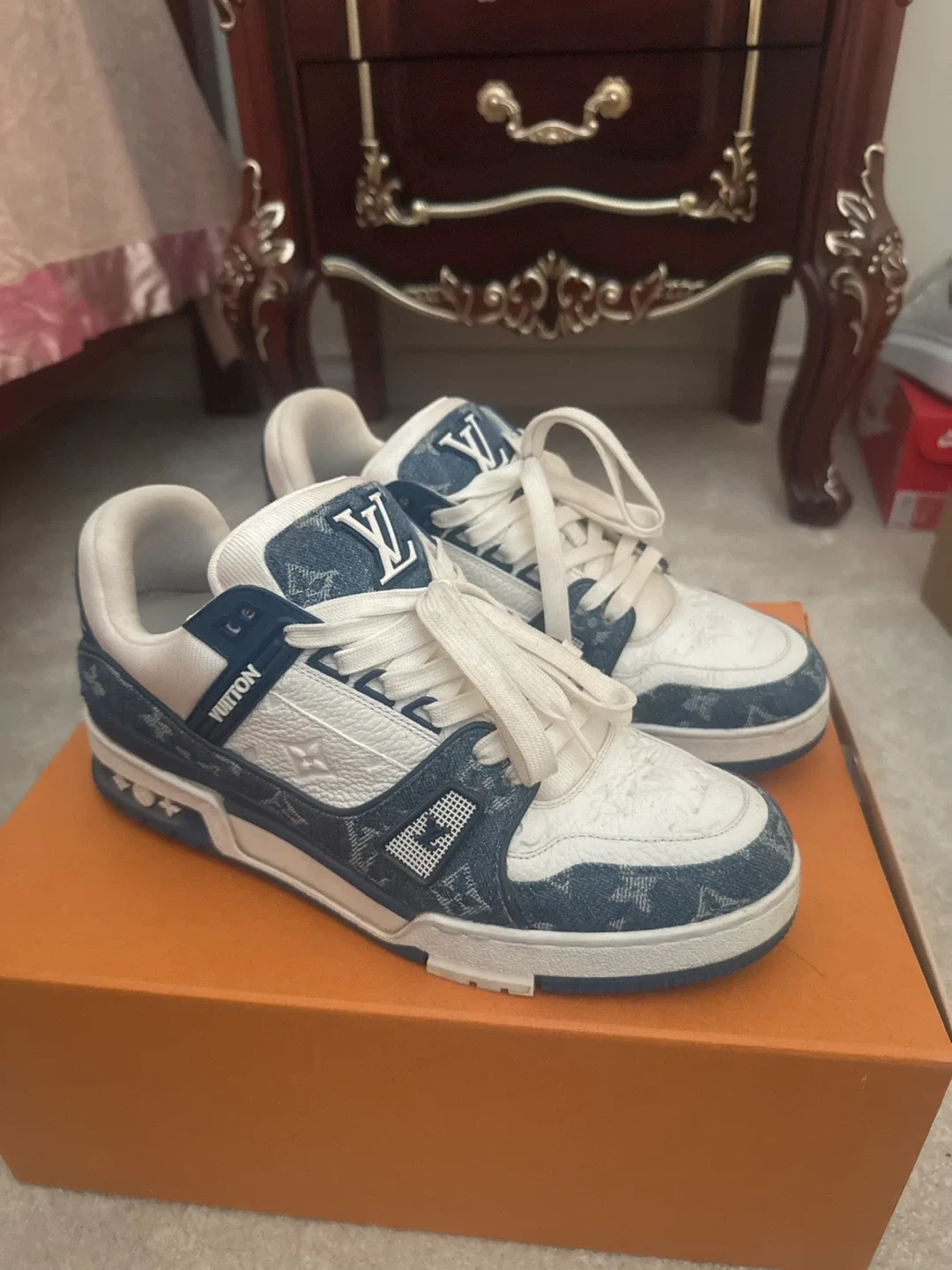Louis Vuitton Denim trainers