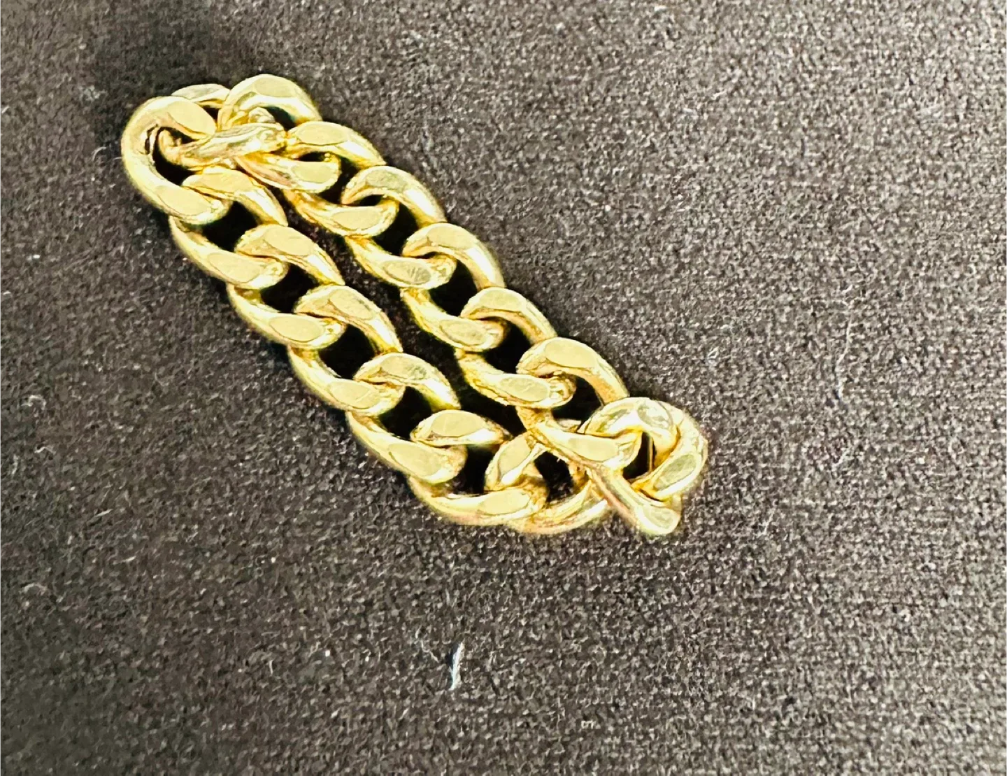 MEJURI-Bold Chain RING 14k Yellow Gold Size 8-$250 image indicator(2)