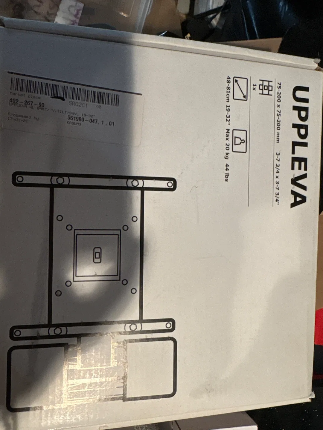 IKEA UPPLEVA TV Wall Mount 19-32"