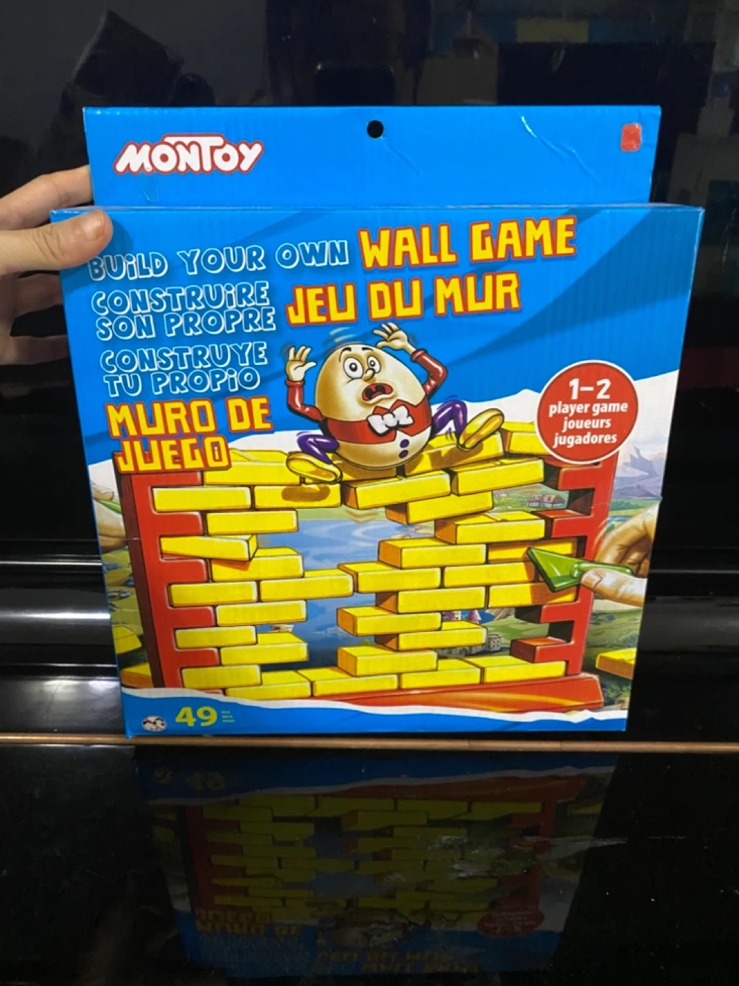 Kids board Game Montoy Build Your Own Wall Game