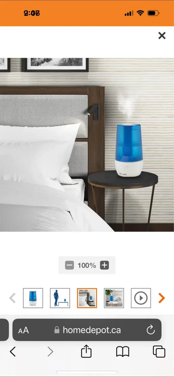 PureGuardian Ultrasonic Cool Mist Humidifier