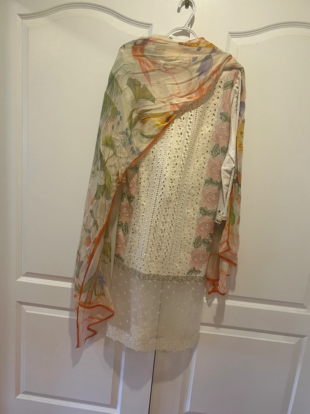 Floral Embroidered Dress - photo 4