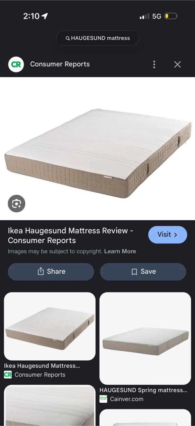 IKEA Haugesund queen Mattress image indicator(4)