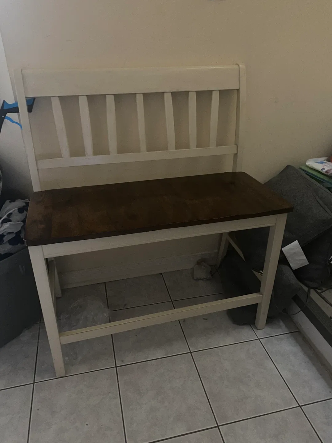 Wooden Entryway Bench