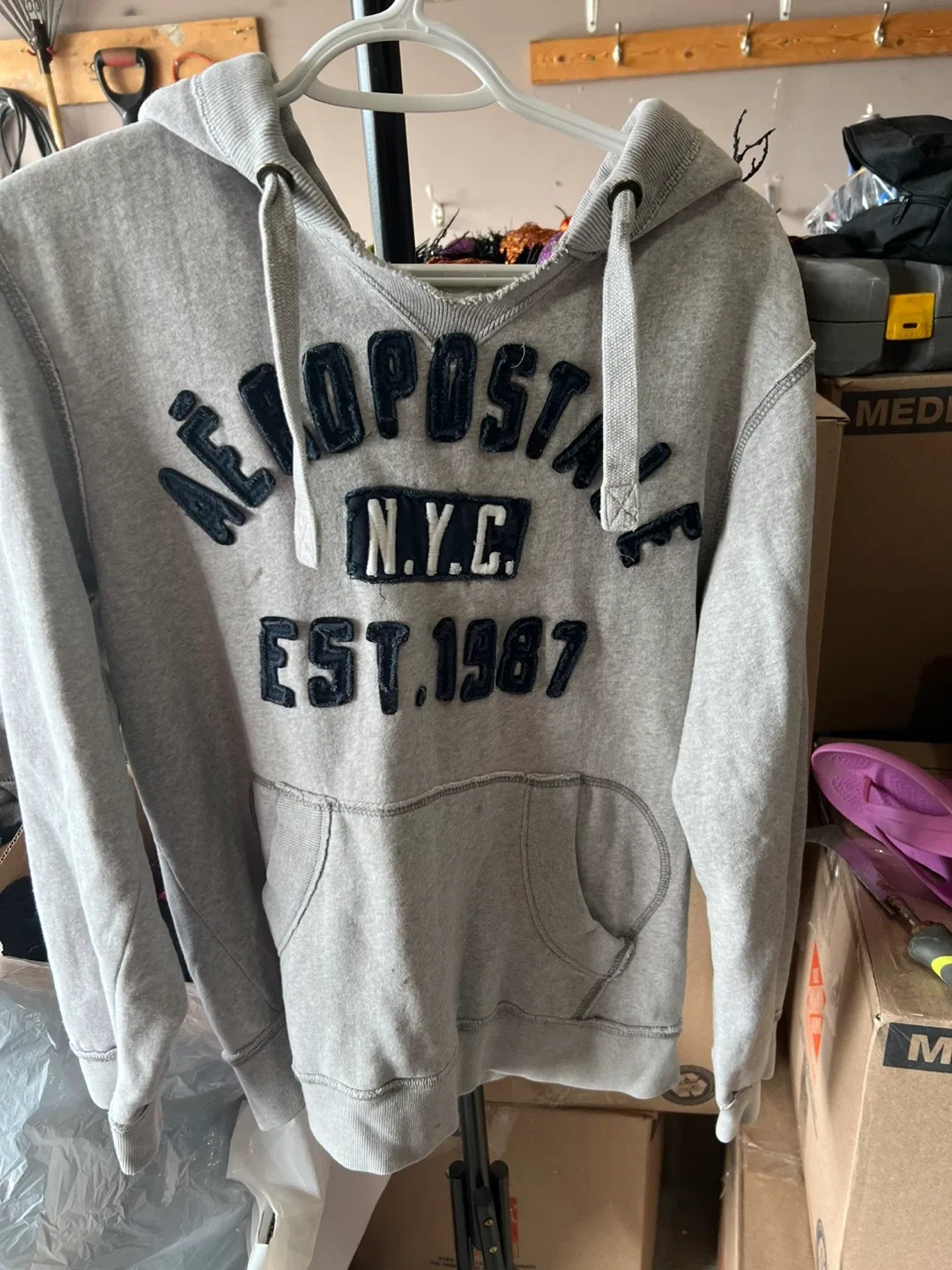 Aeropostale N.Y.C. Hoodie - Grey