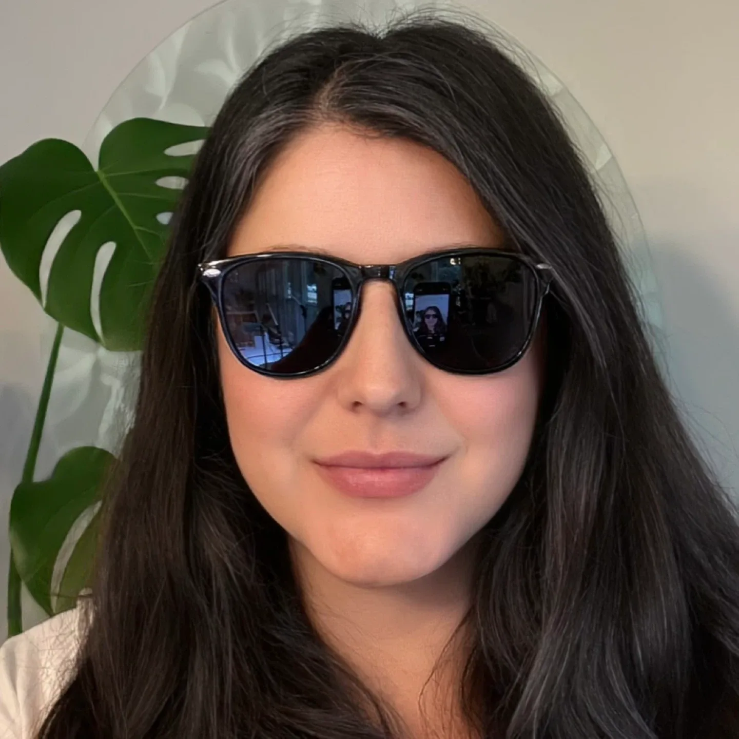 Meet Glasses Black Frame Dark Tint Wayfarer Unisex Sunglasses 4