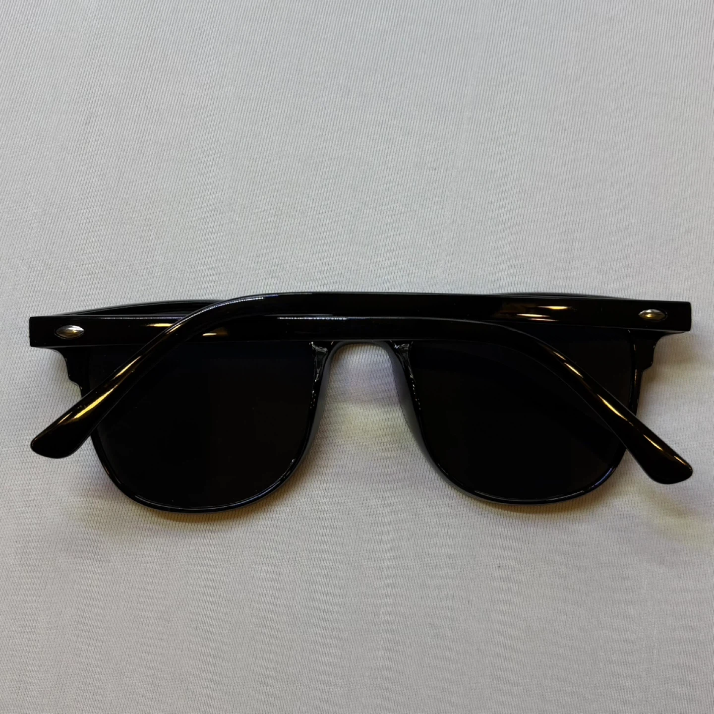 Meet Glasses Black Frame Dark Tint Wayfarer Unisex Sunglasses 4 - photo 5