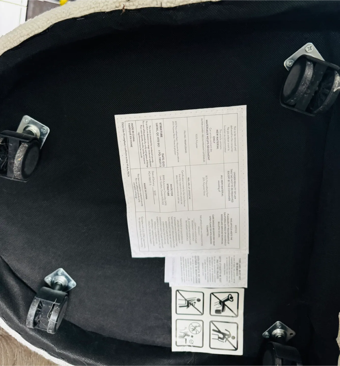 Boucle Swivel Chair - Ivory Colour image indicator(2)