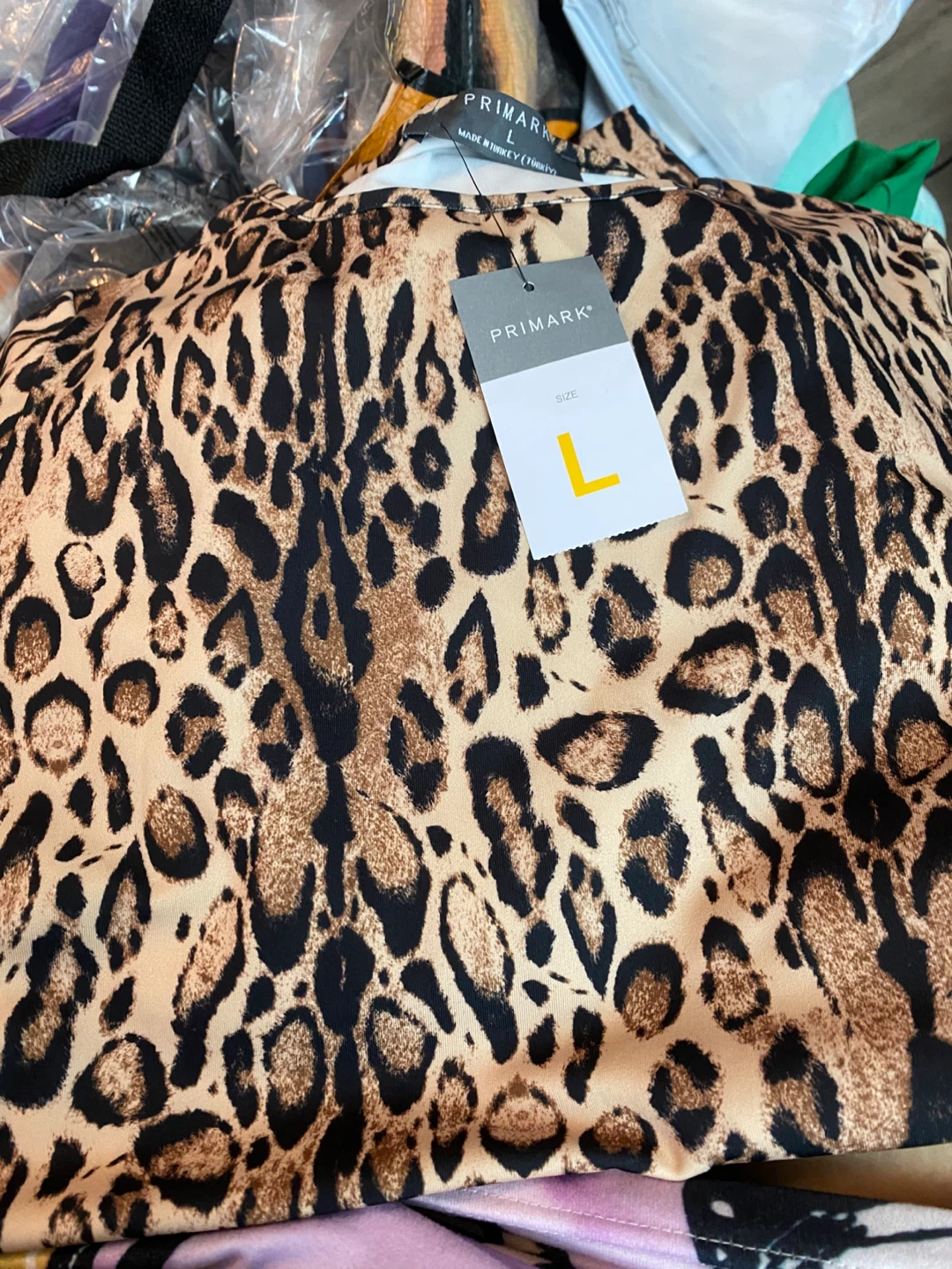 Primark Leopard Print Dress - Size L