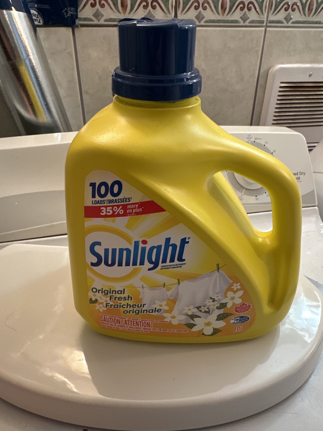 Sunlight Original Fresh Laundry Detergent 4.0L