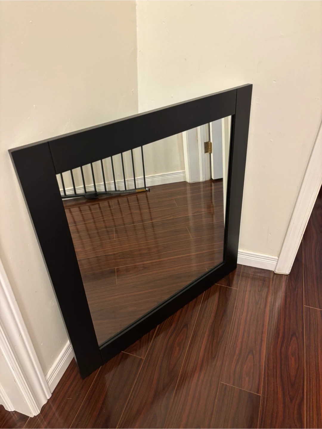 Black Framed Wall Mirror