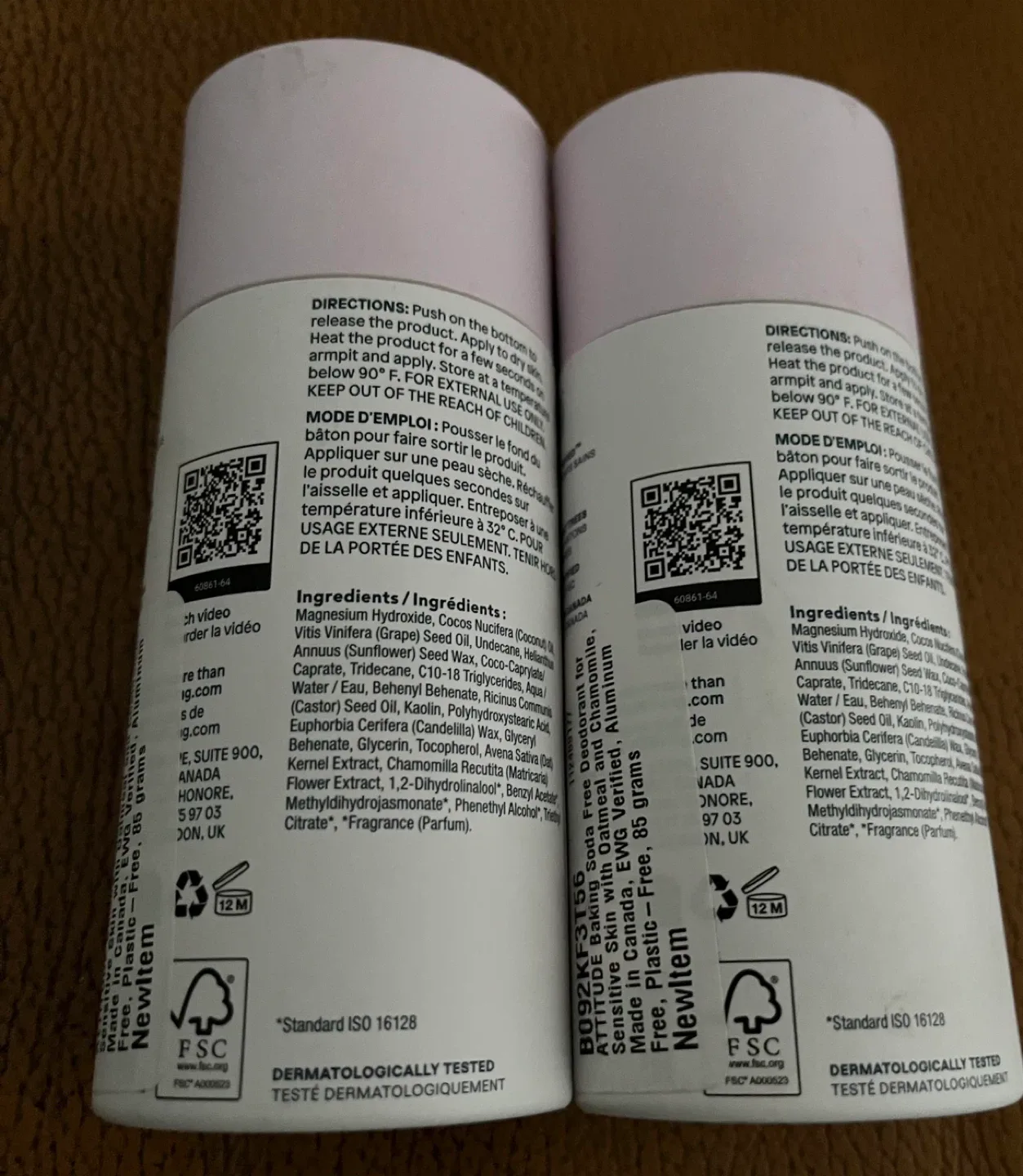 Attitude Oatmeal Sensitive Natural Deodorant image indicator(2)