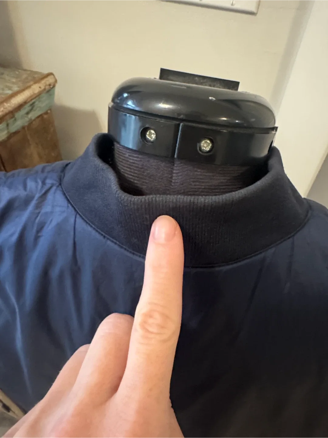 Z Zegna blue thermore vest / insert image indicator(4)