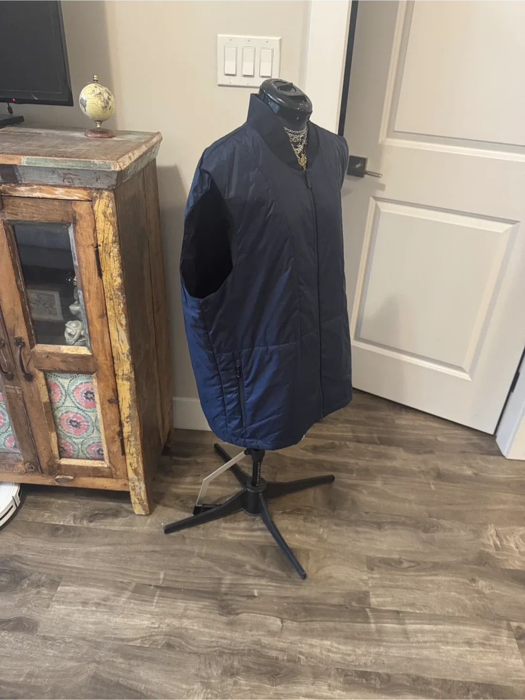 Z Zegna blue thermore vest / insert image indicator(2)