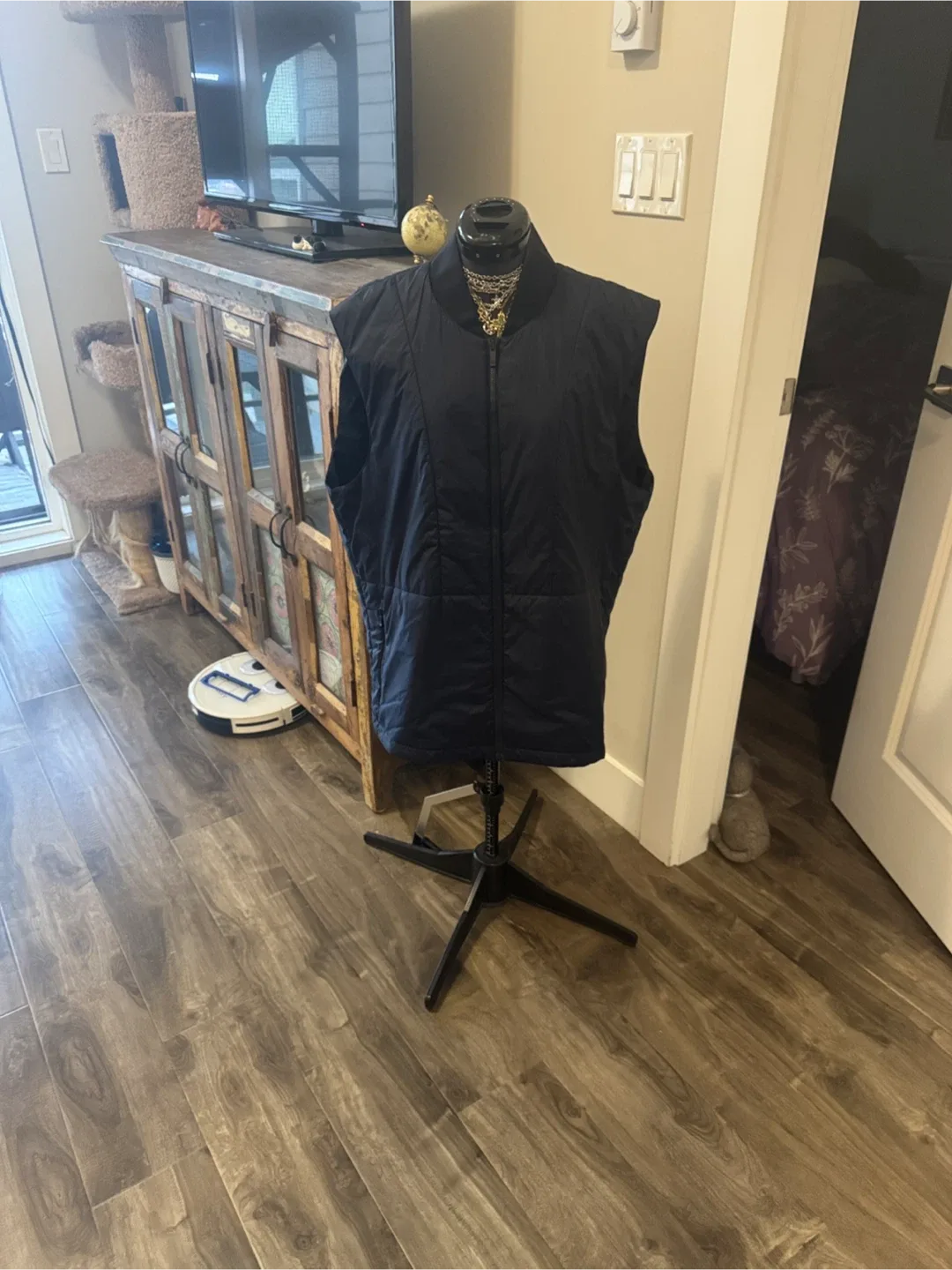 Z Zegna blue thermore vest / insert