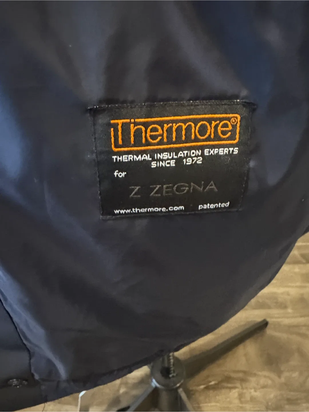 Z Zegna blue thermore vest / insert image indicator(7)