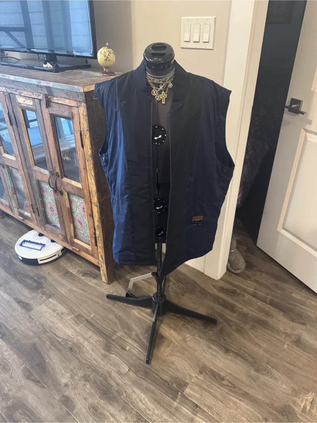 Z Zegna blue thermore vest / insert image indicator(8)