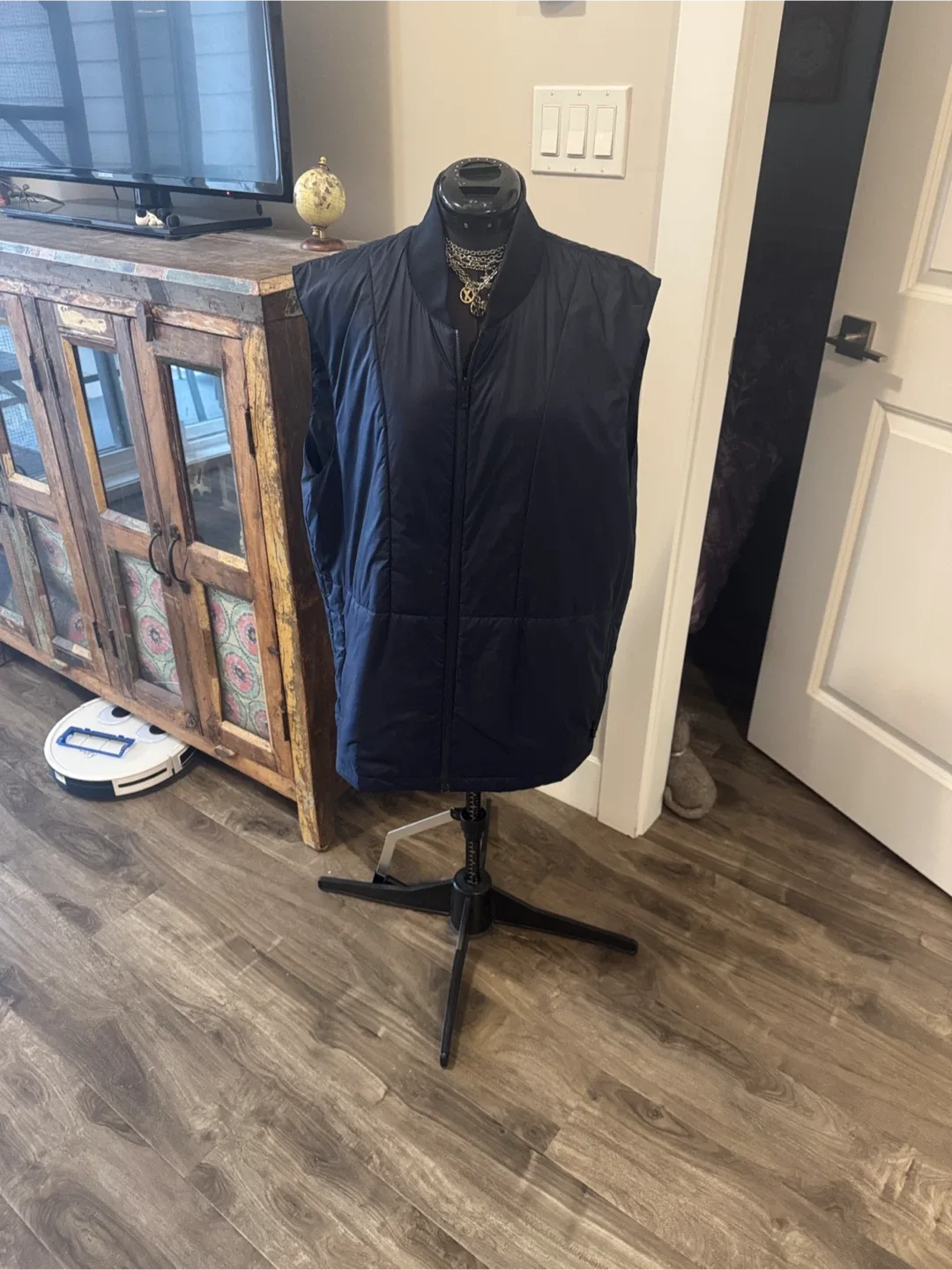 Z Zegna blue thermore vest / insert image indicator(9)