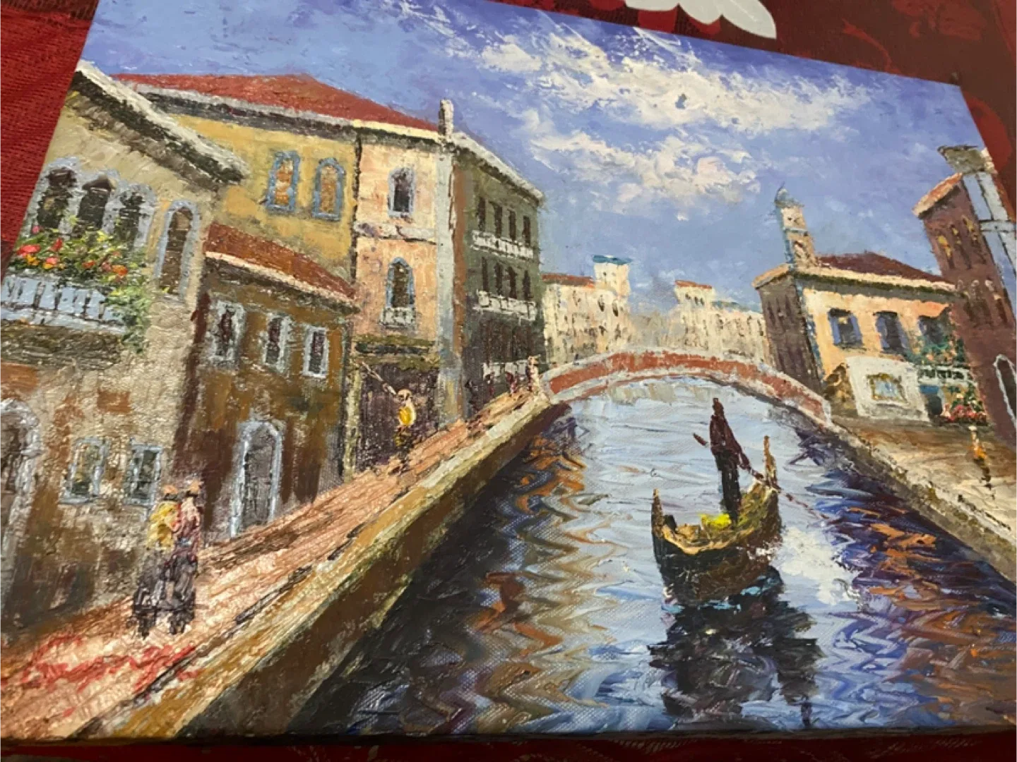 venice painting approx 18 x 12 inches