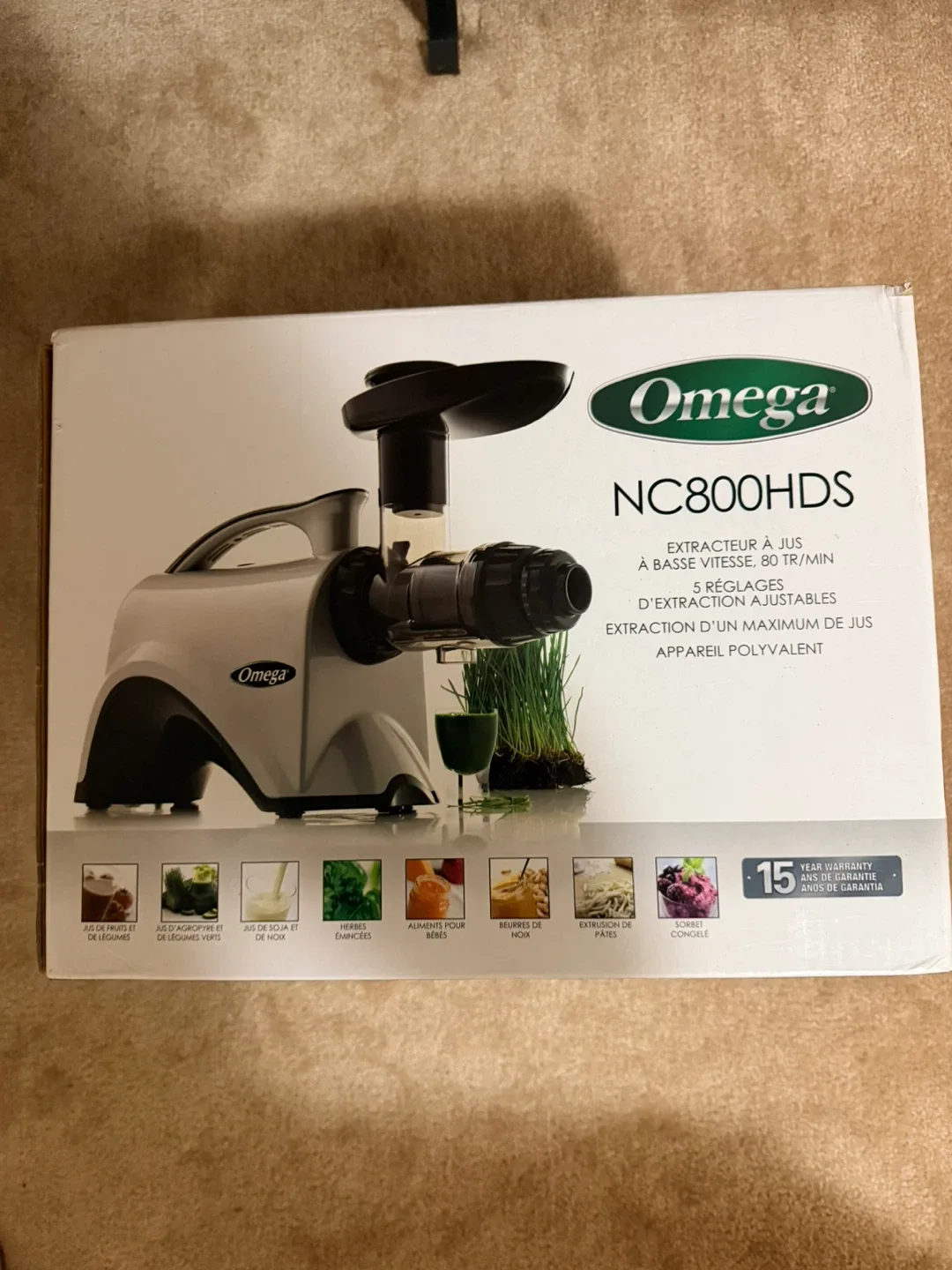 Omega NC800HDS Nutrition System Juicer