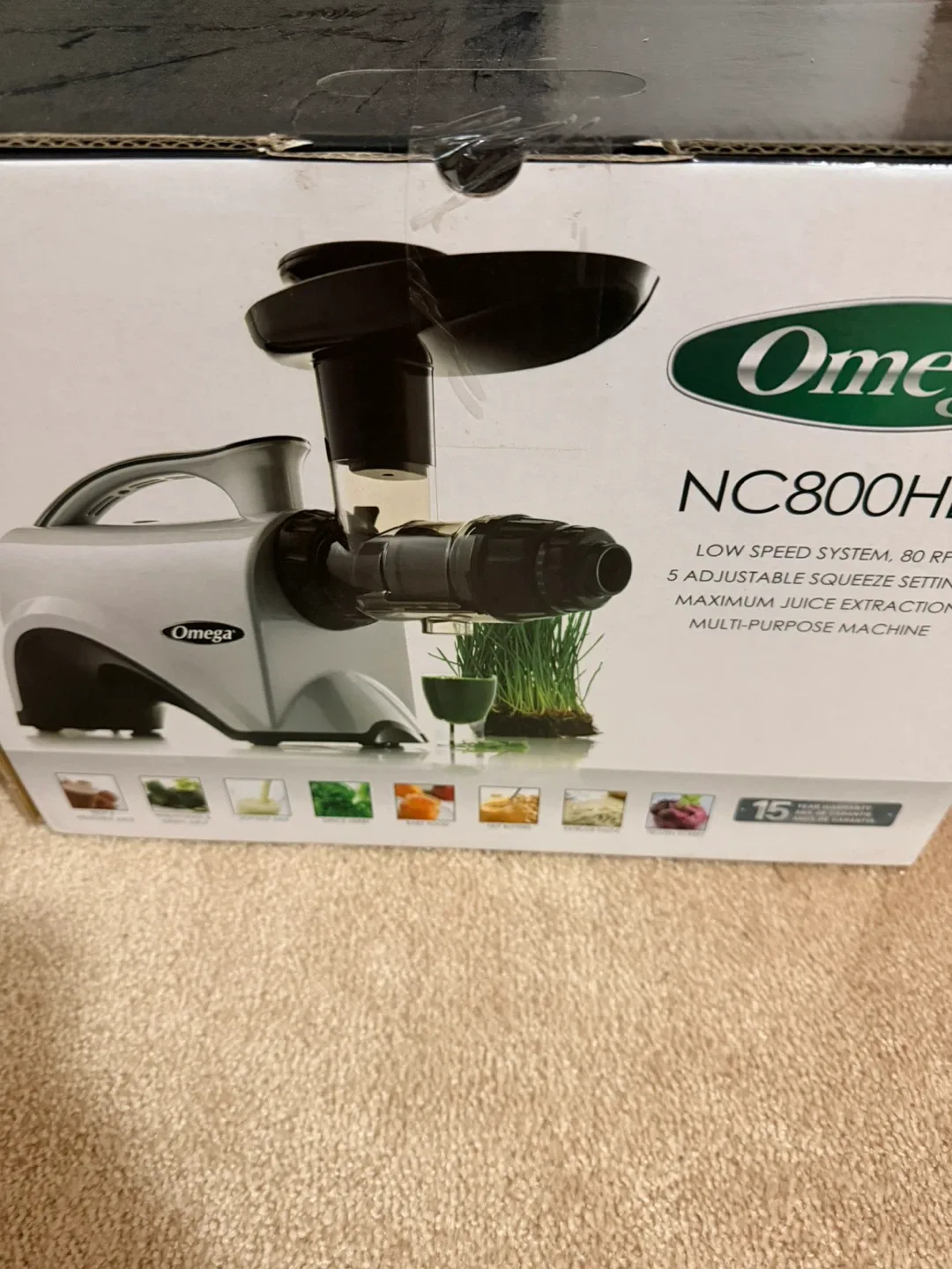 Omega NC800HDS Nutrition System Juicer image indicator(2)