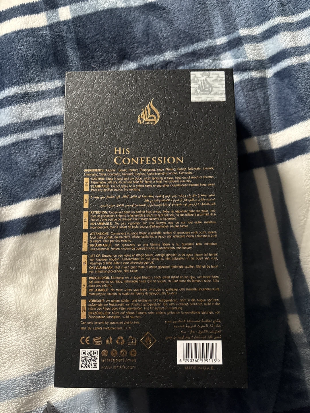 Lattafa His Confession 100ml Perfume - photo 3