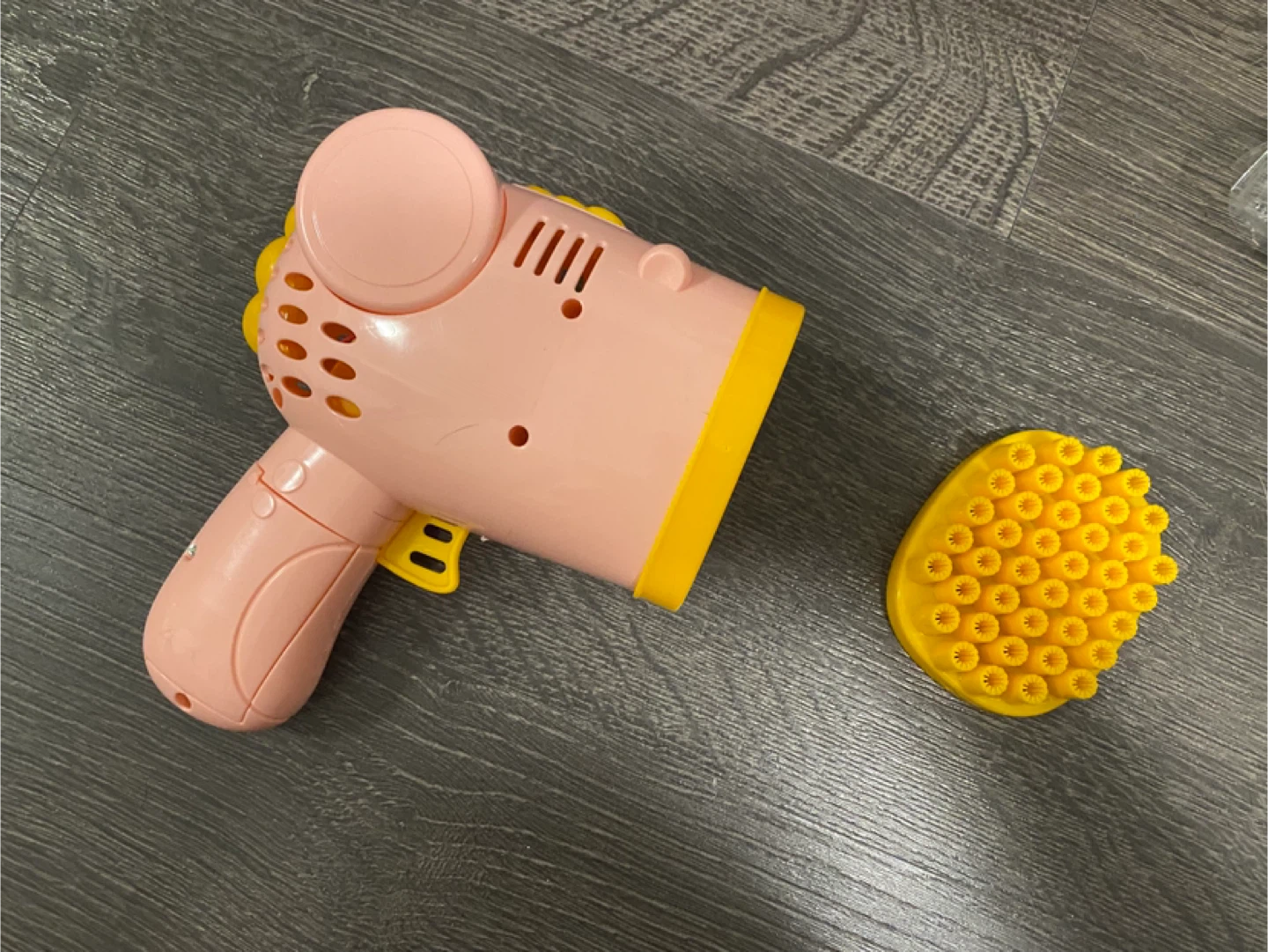 Pink & Yellow Bubble Gun - photo 2
