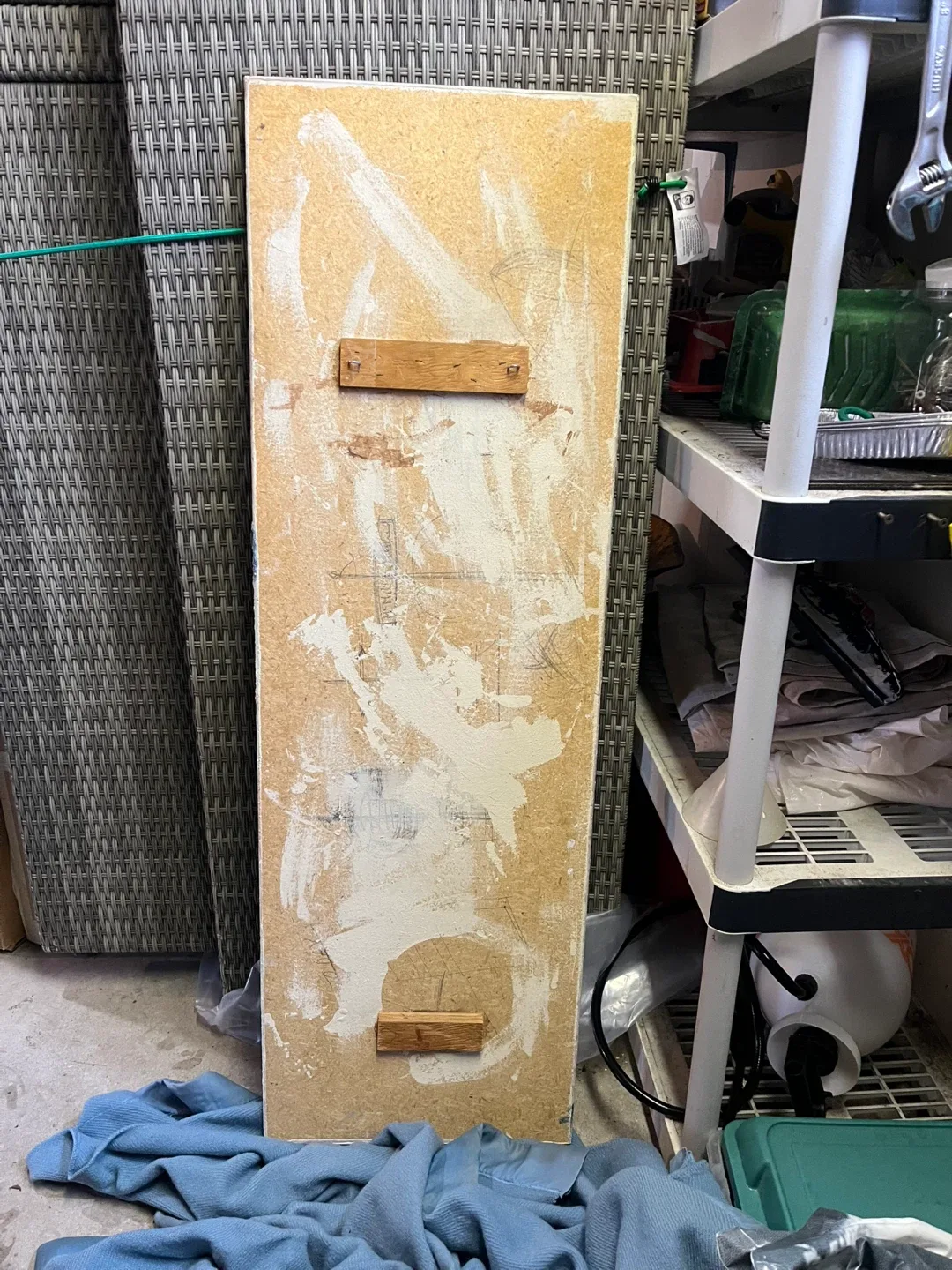 Hand Made Wall Art Sculpture. Relief of a Figure in Plaster image indicator(4)