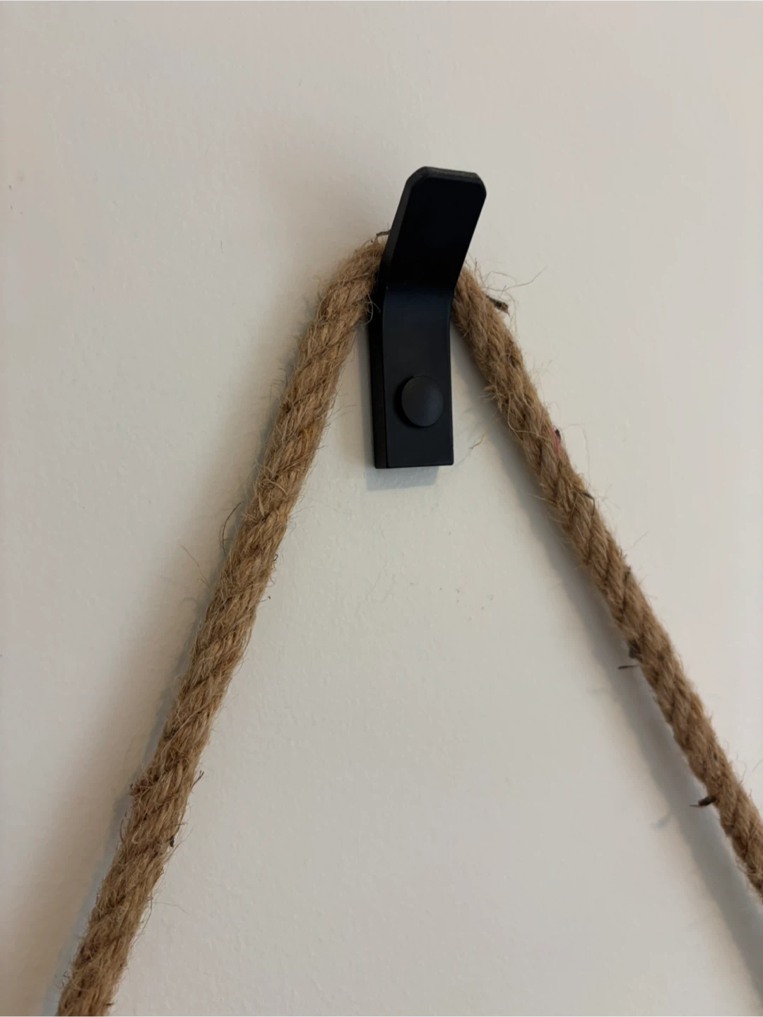 Round Wall Mirror with Rope and hanger - 23.2 inch - photo 4
