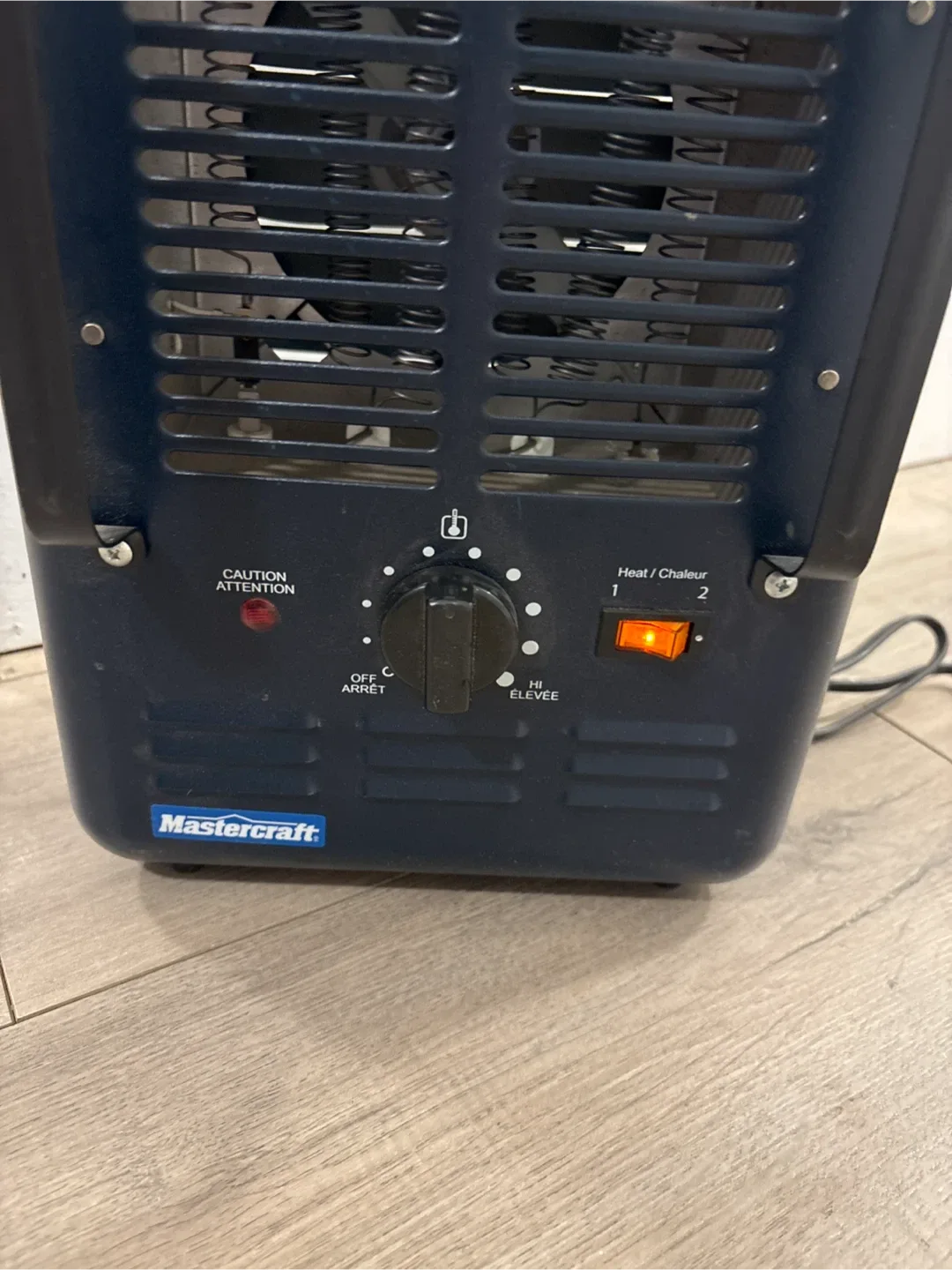 Mastercraft Portable Heater image indicator(2)