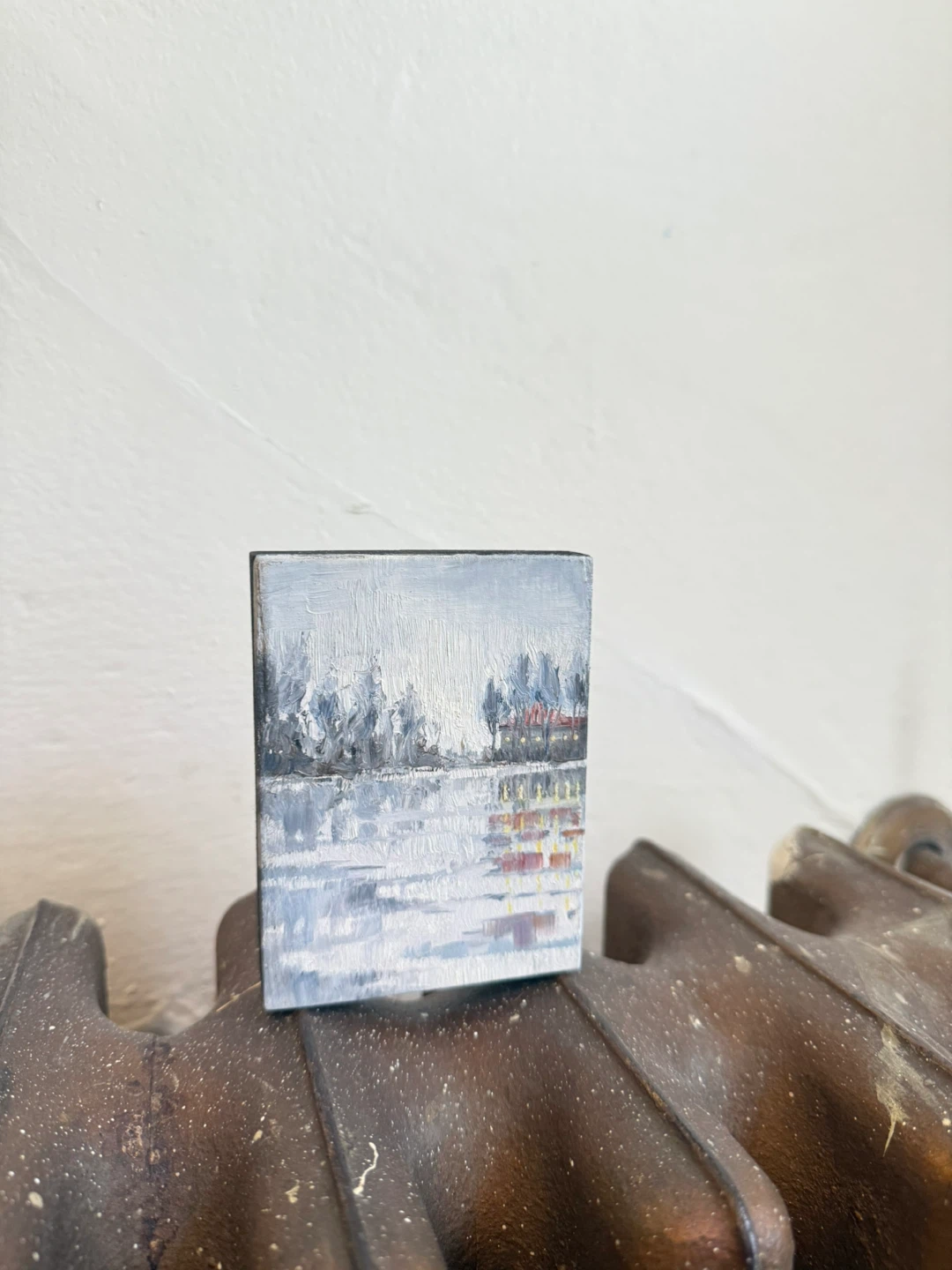 Original tiny painting - Cara Bain 🖼️ - photo 3