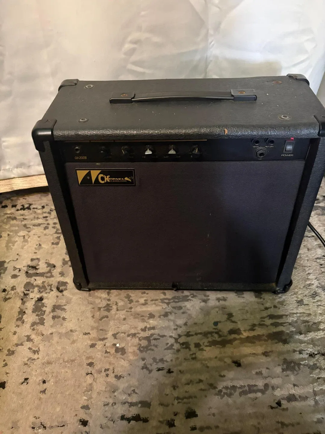 Charvel CH-200B bass amplifier.