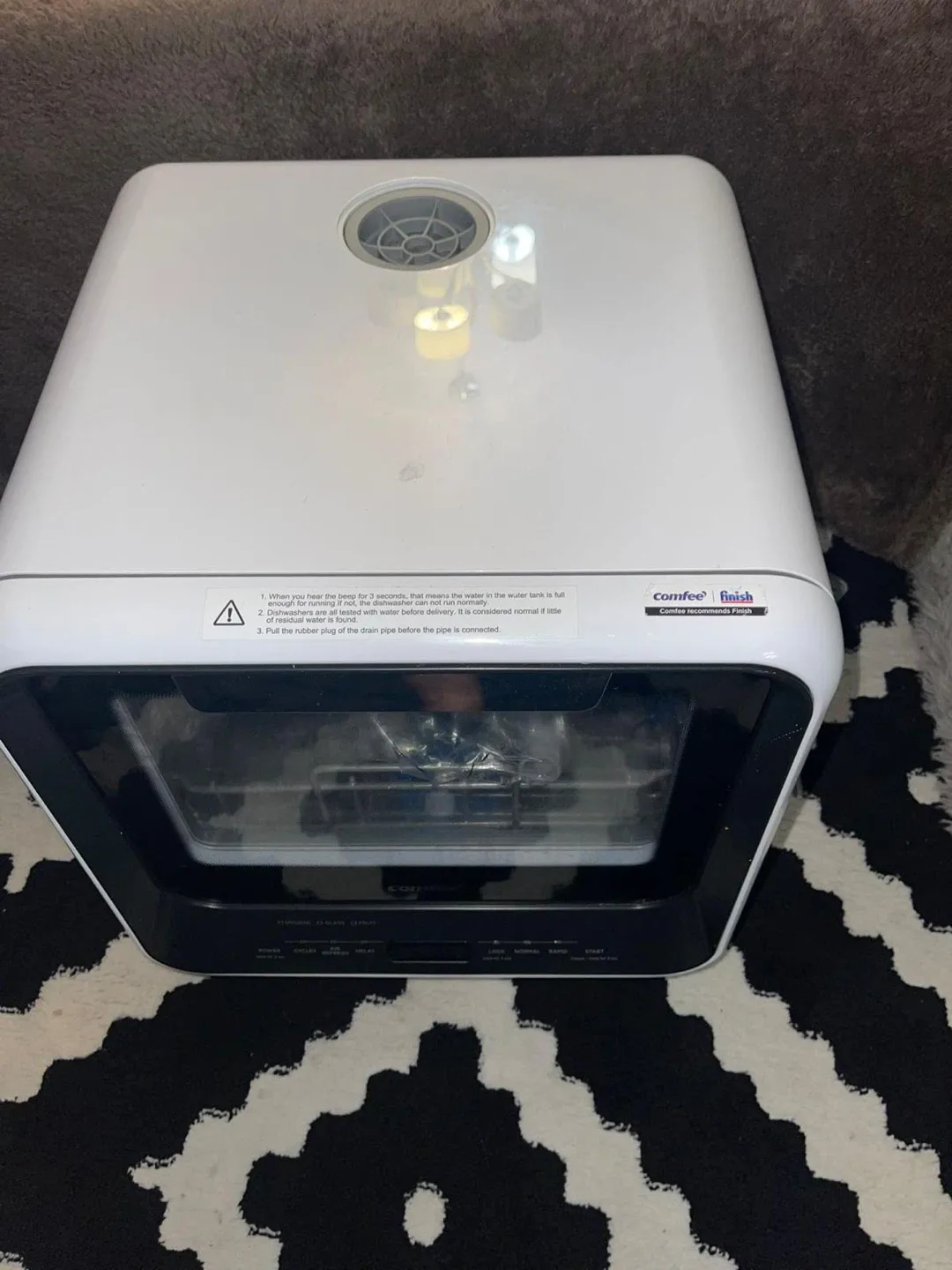 Comfee' Countertop Dishwasher - White image indicator(8)