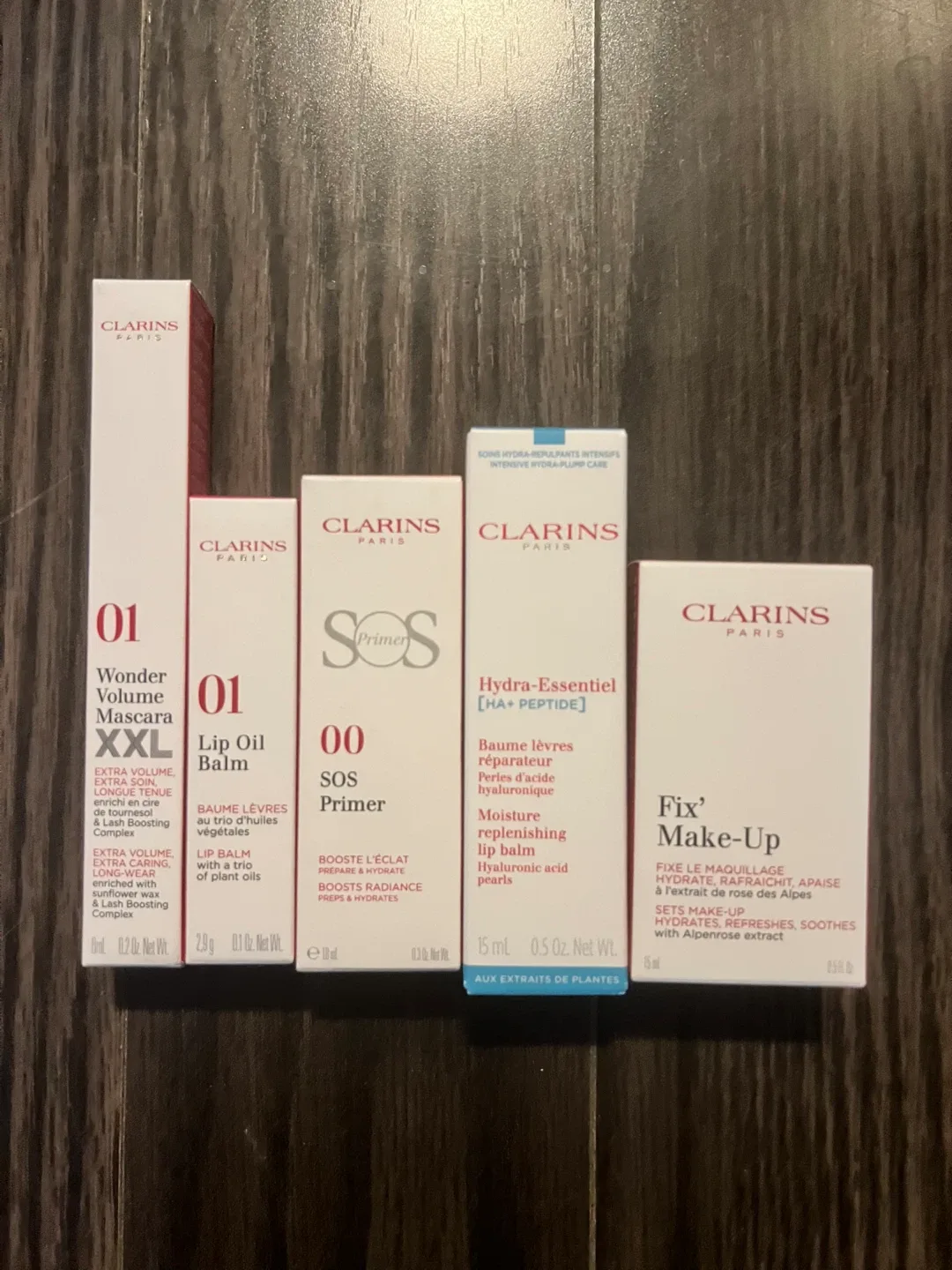 Clarins Makeup Set: Mascara, Lip Oil, Primer & More!