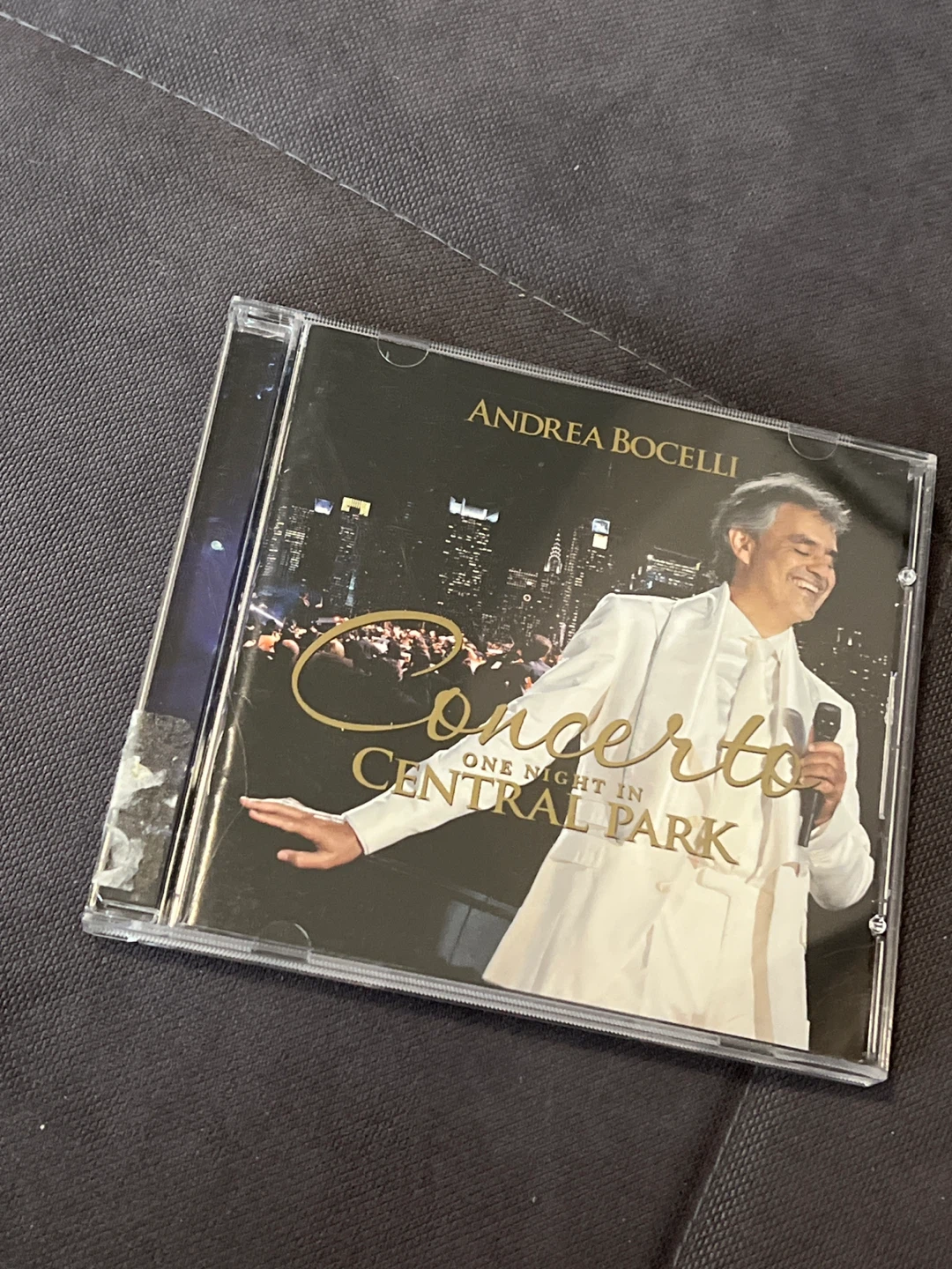 Andrea Bocelli Concerto One Night in Central Park CD