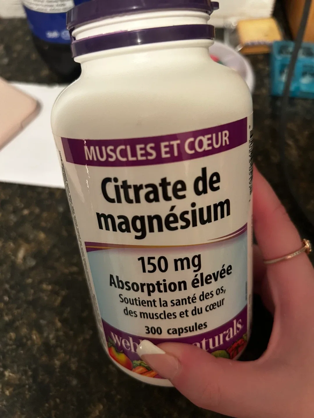 Webber Naturals Citrate de magnésium 150mg #freecycle