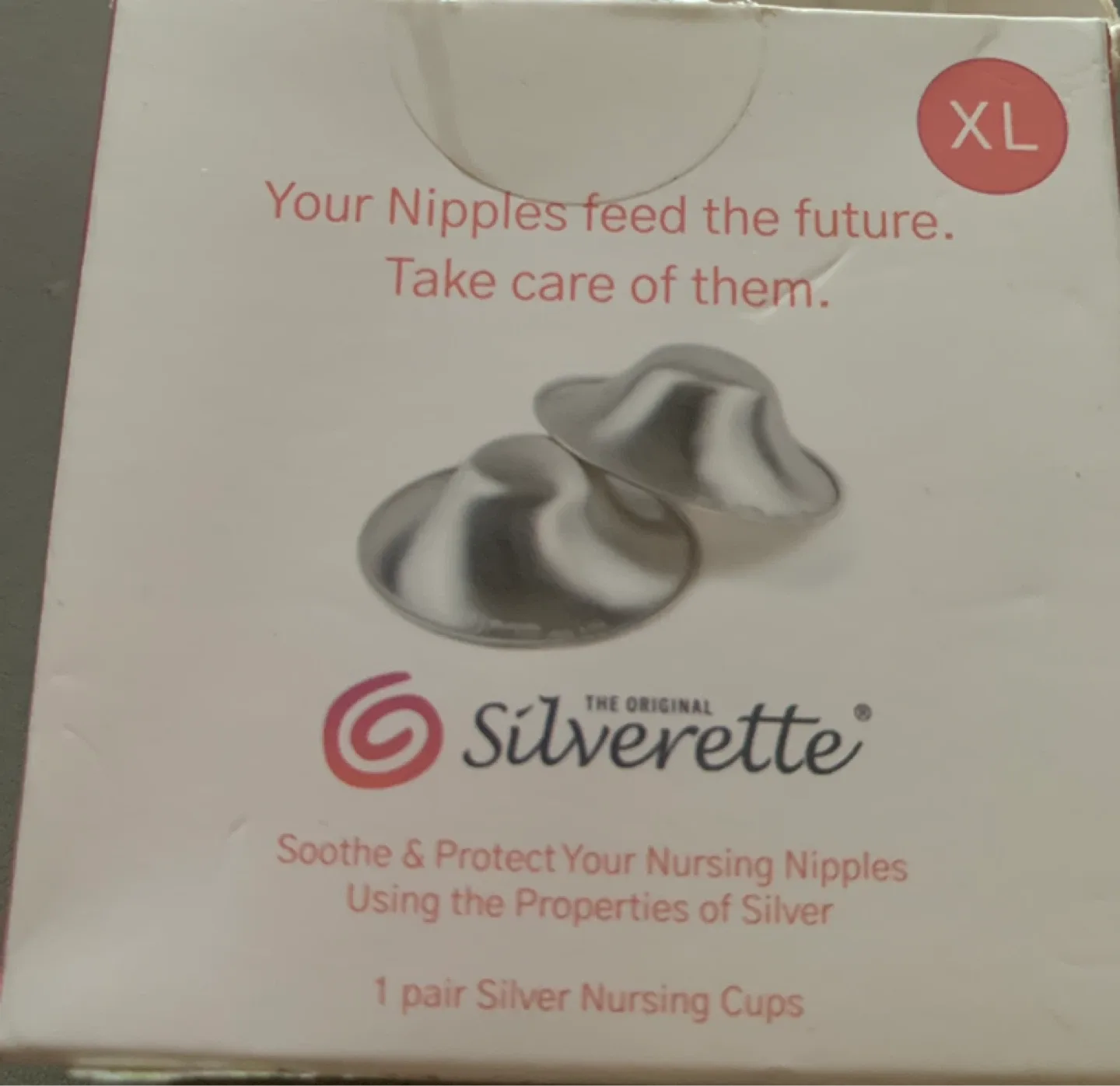 Silverette Nursing Cups, XL - Soothe & Protect! image indicator(3)