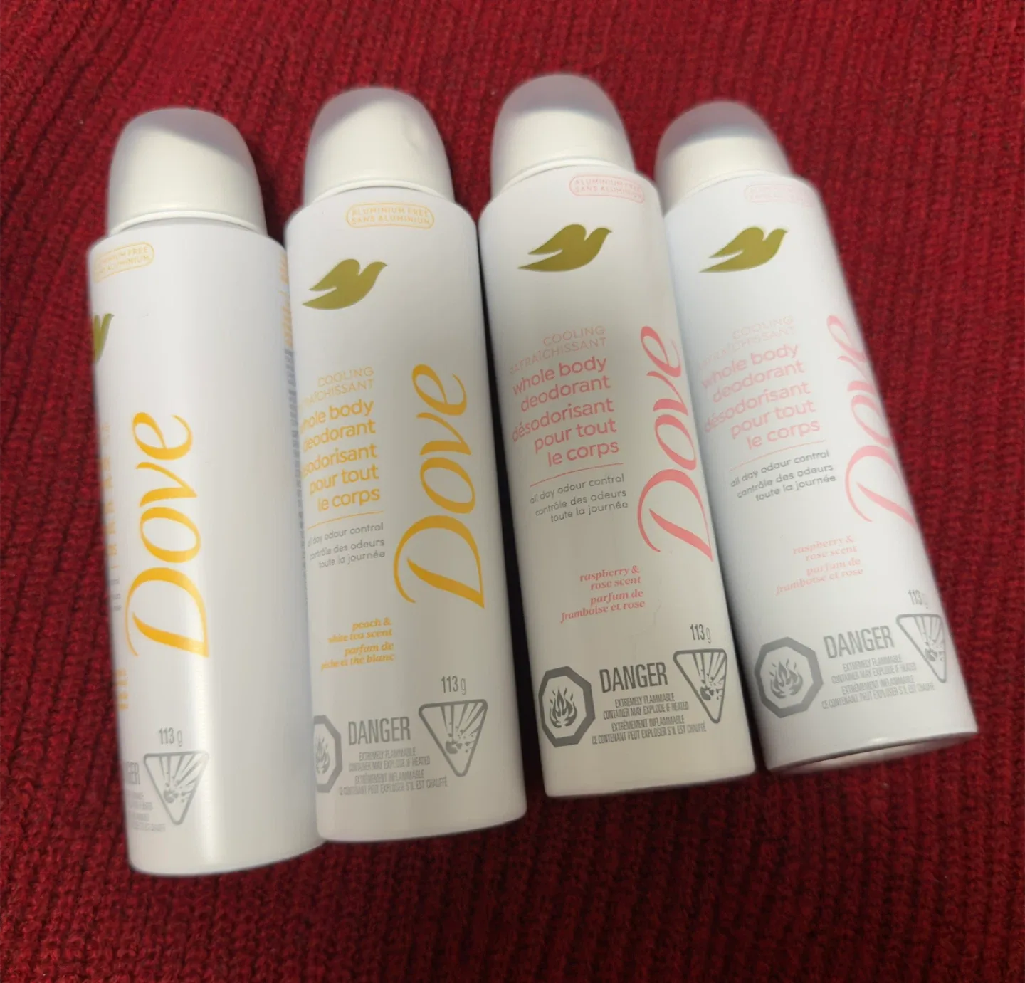 Dove Whole Body Deodorant, 113 g