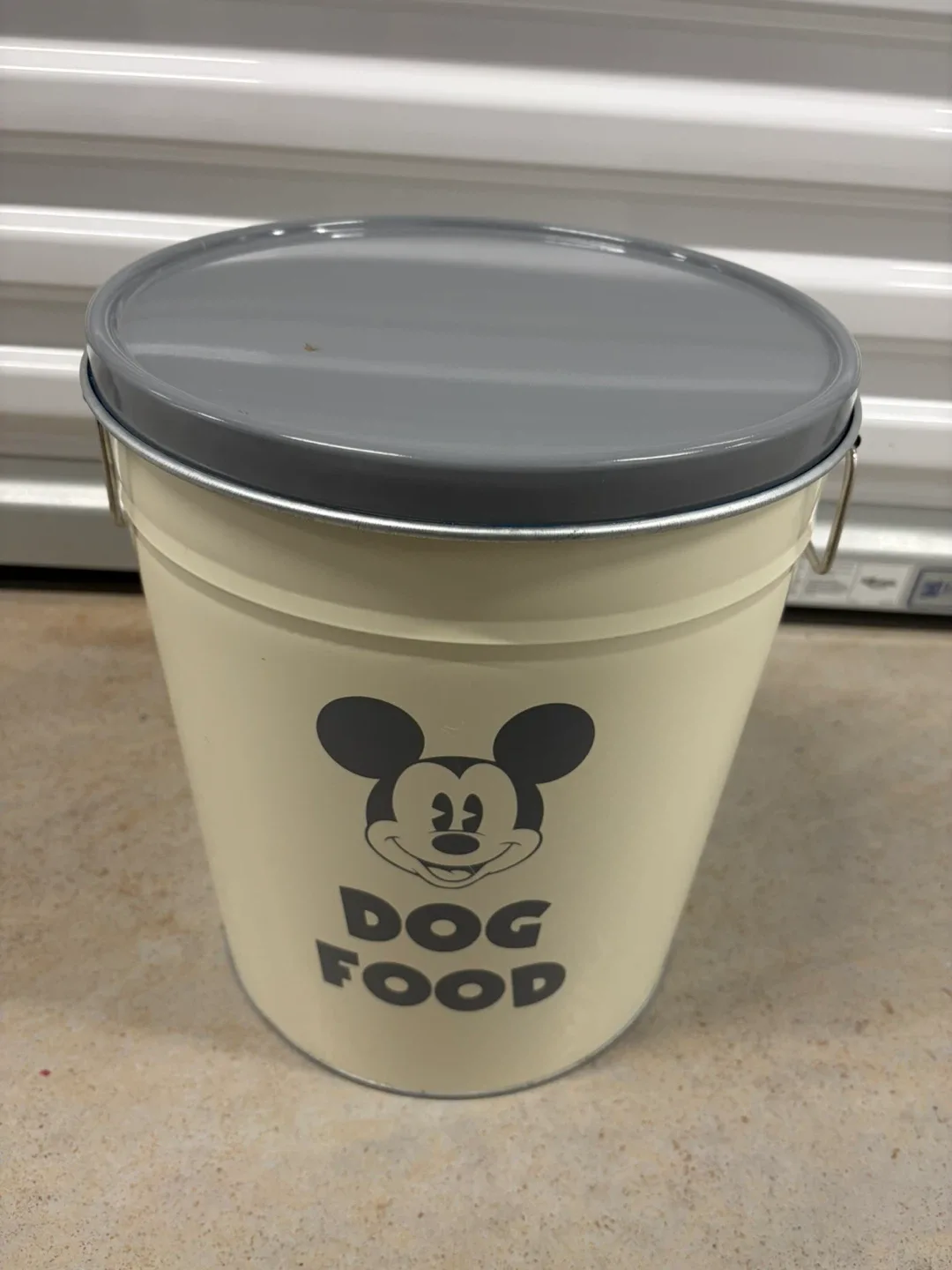Mickey Mouse Dog Food Storage Container