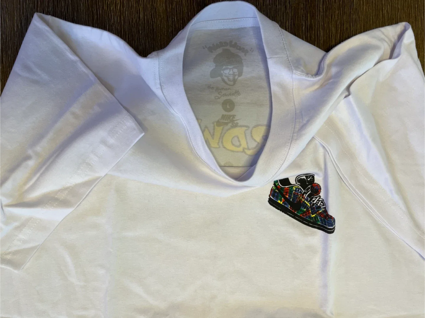 Nardwuar x Nike SB Limited Edition T-shirt, Size L image indicator(3)