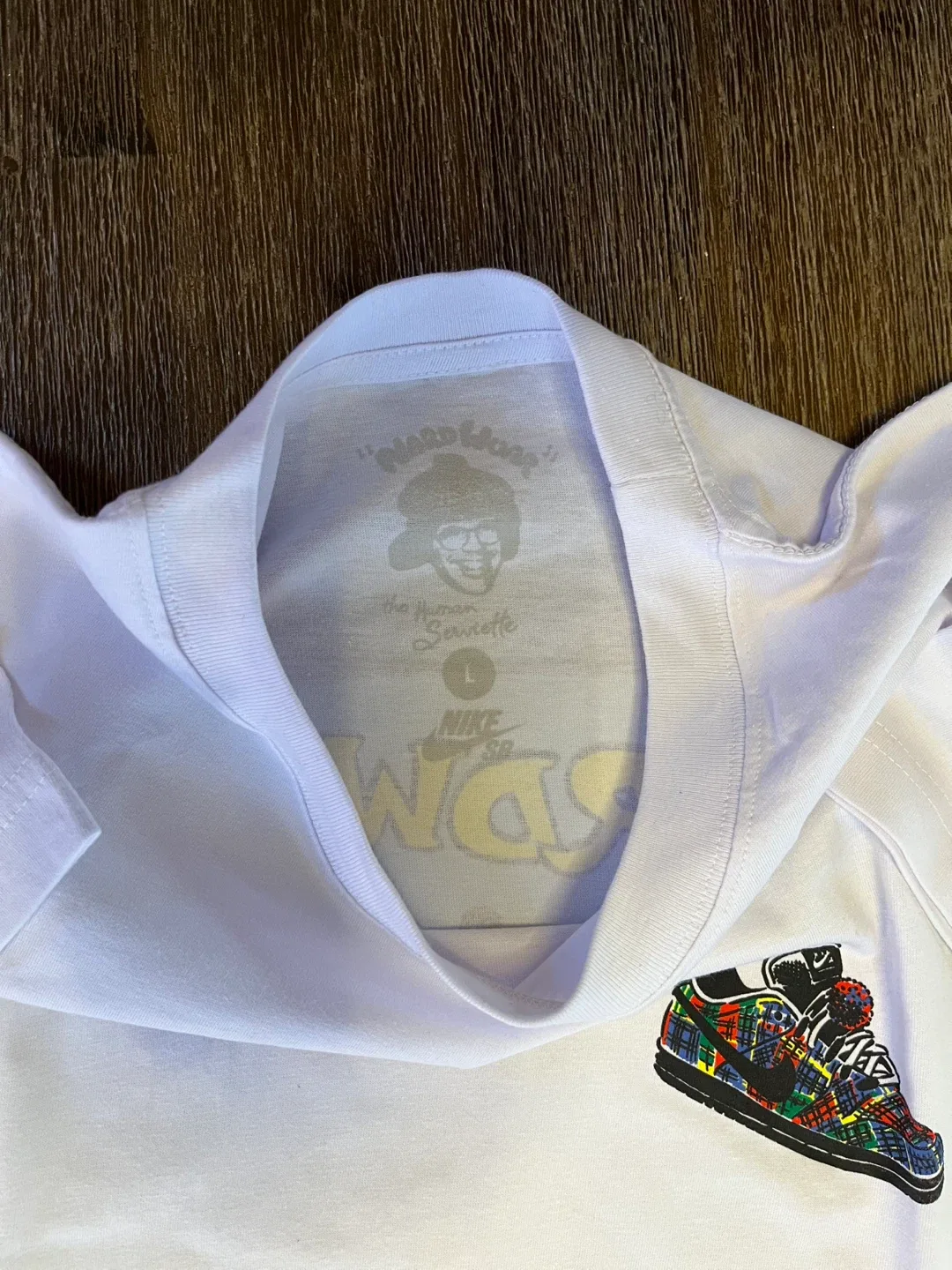 Nardwuar x Nike SB Limited Edition T-shirt, Size L image indicator(4)