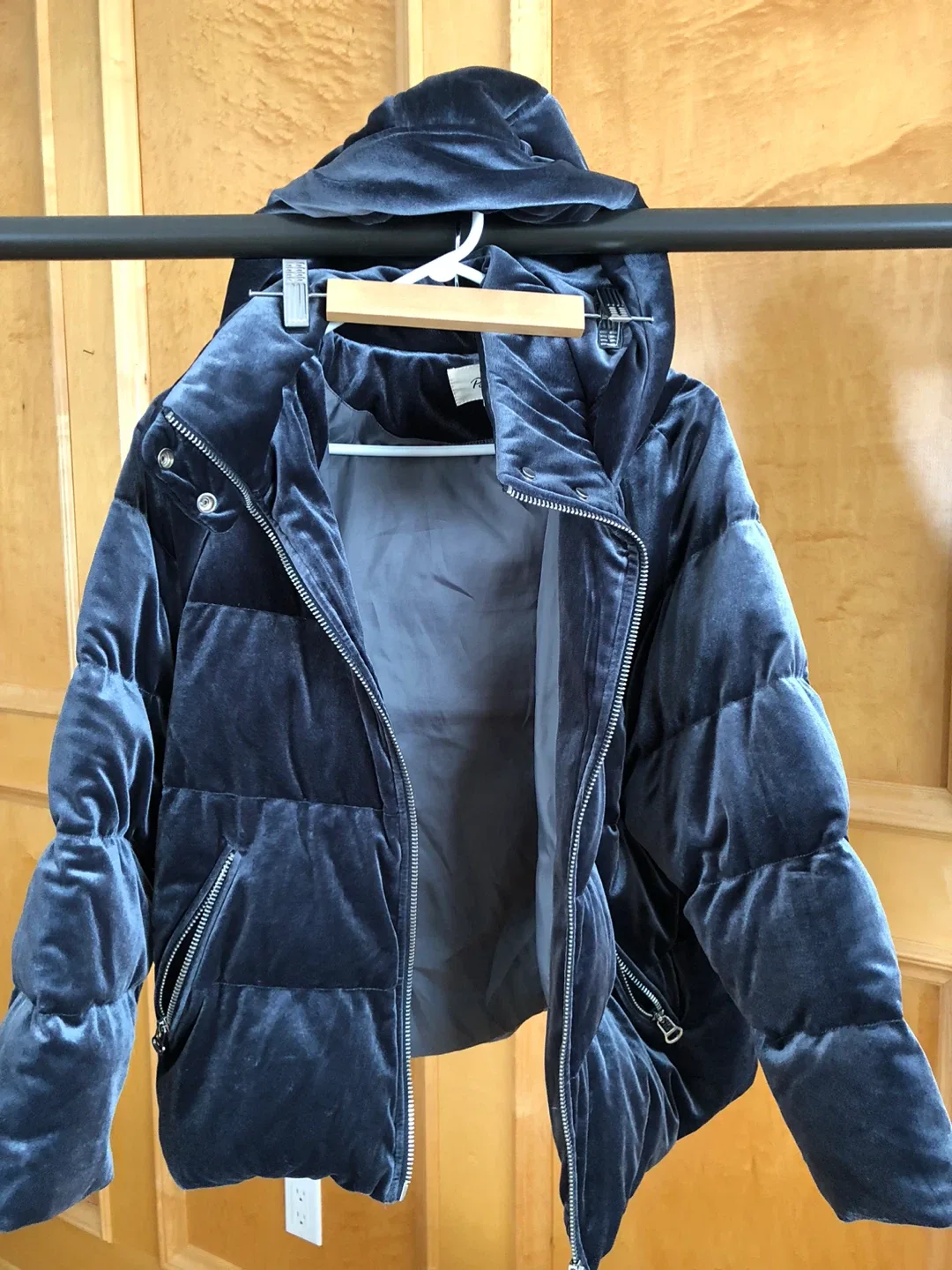 Velvet Puffer Jacket