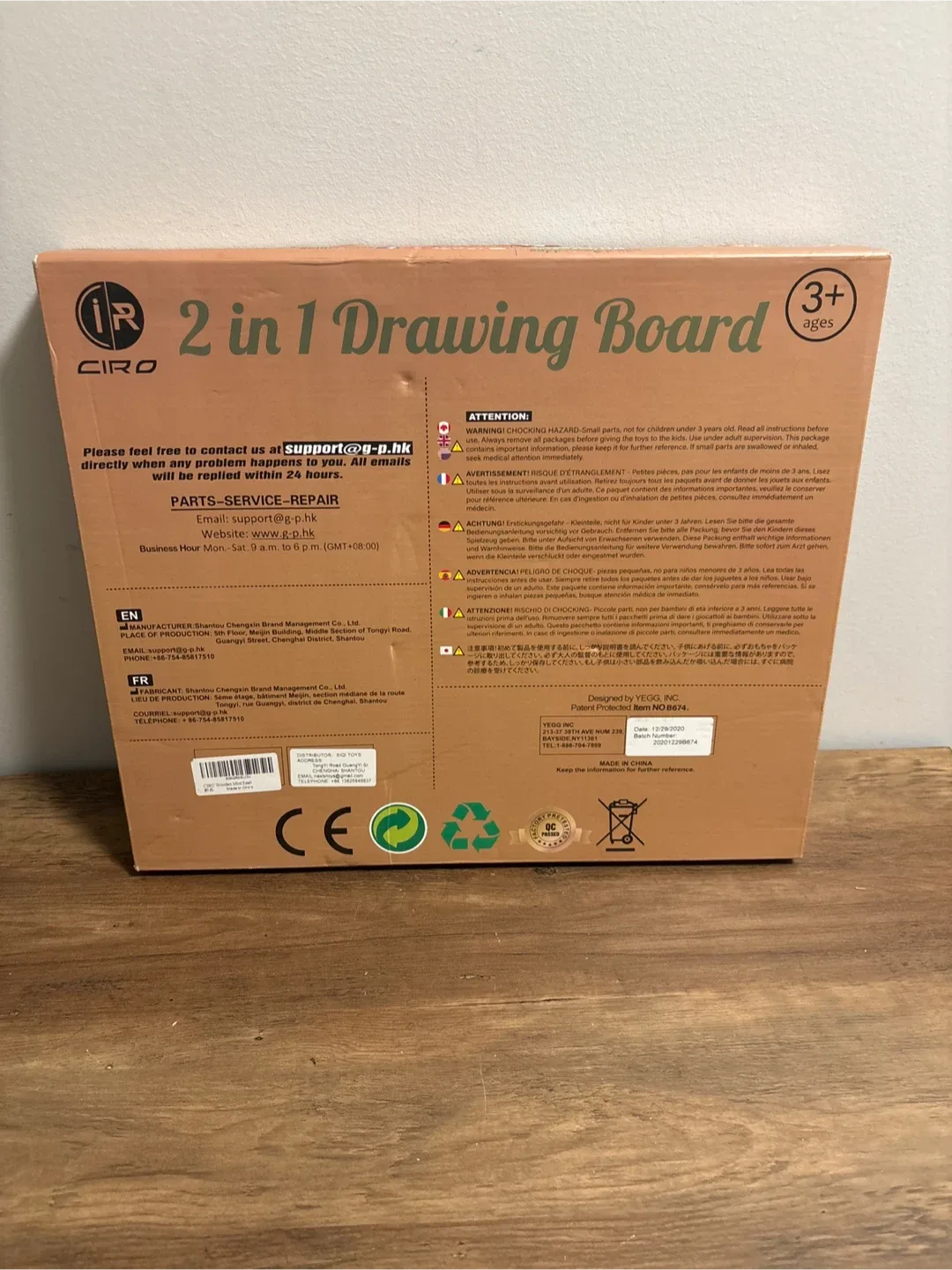 CIRO 2 in 1 Drawing Board (3+) image indicator(2)