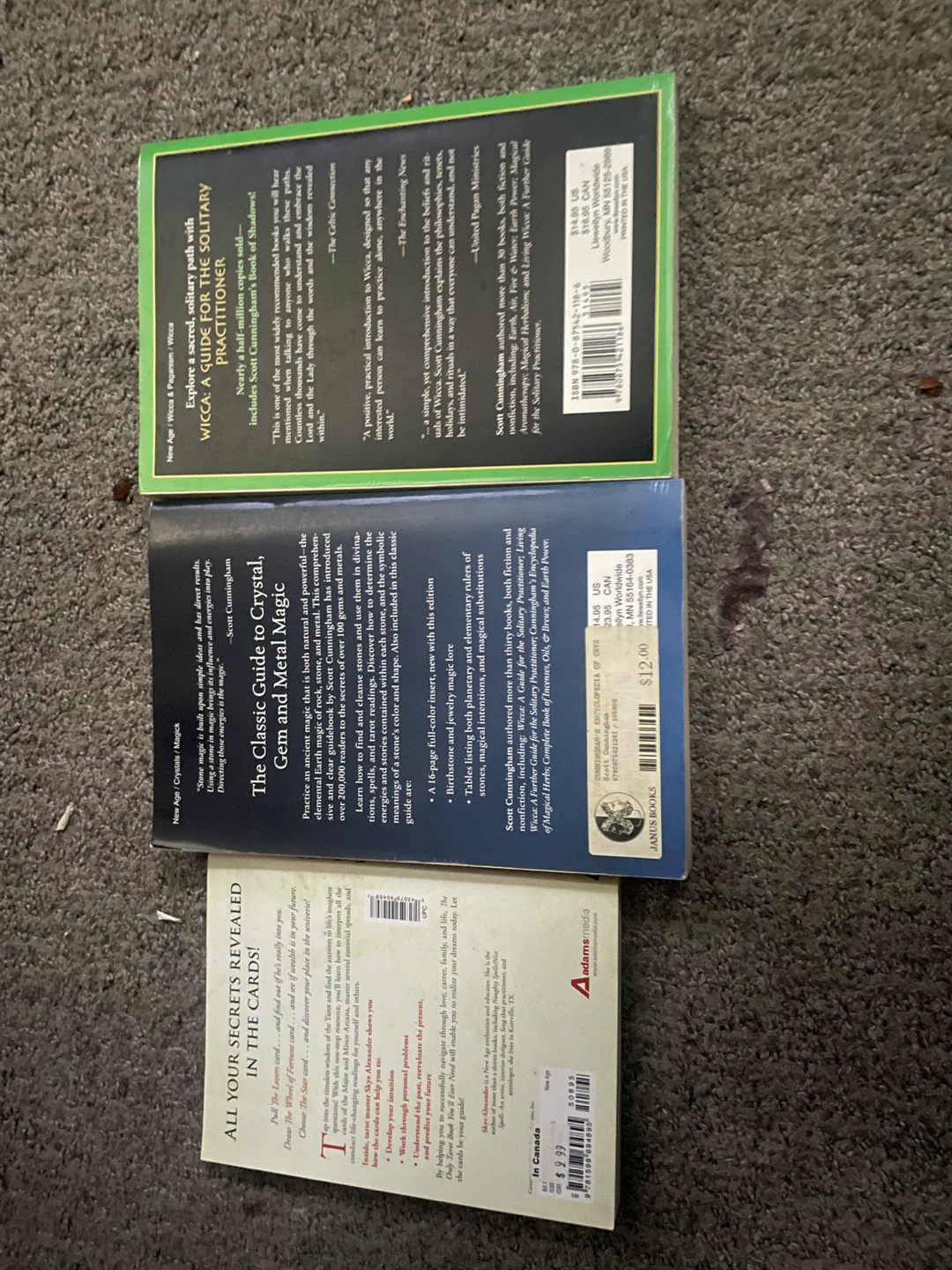 Wicca, Crystal Gem, Tarot Books - photo 2